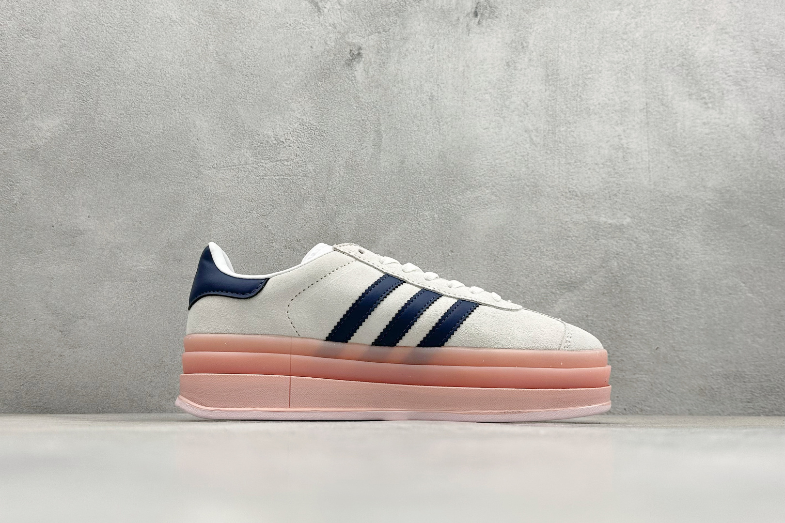 FX版Adidas Originals Gazelle Bold 三叶草厚底休闲防滑耐磨低帮板鞋 IE6508
