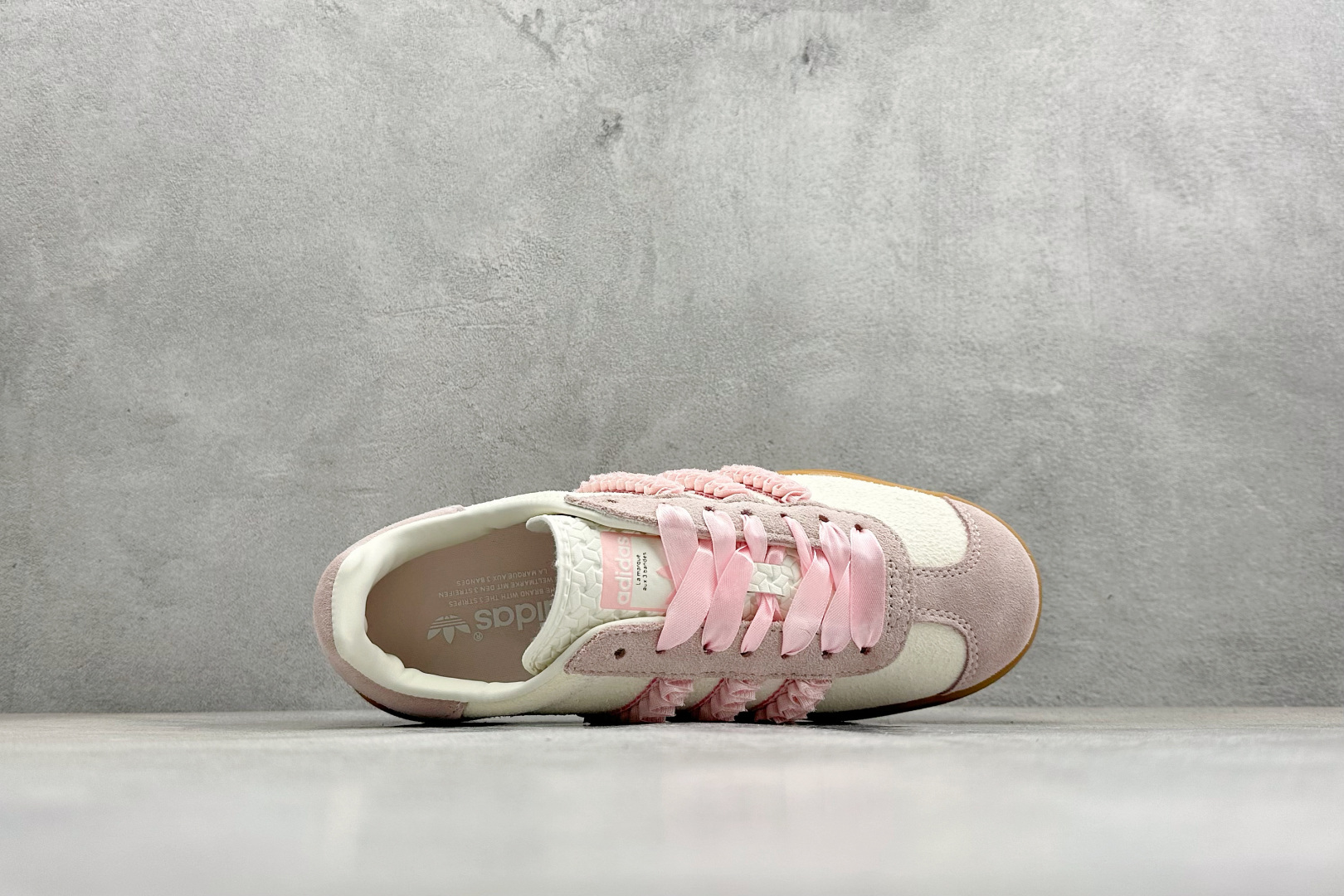 FX版Adidas Originals Gazelle Bold 三叶草厚底休闲防滑耐磨低帮板鞋 JR8374