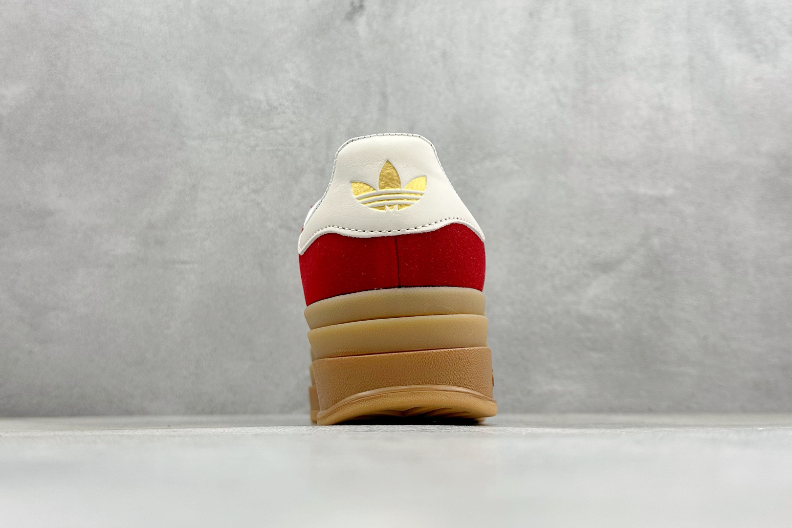 FX版Adidas Originals Gazelle Bold 马年限定 三叶草厚底休闲防滑耐磨低帮板鞋 KJ4293