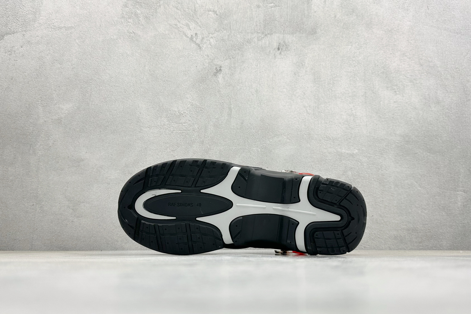 RAF SIMONS Cylon-21 织物皮革 圆头系带 低帮 生活休闲鞋 HR740003S