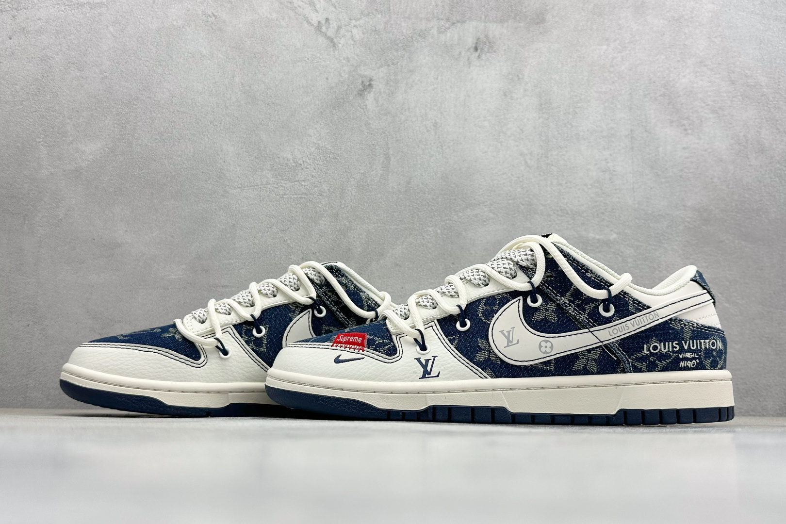 XC版Nike SB Dunk Low 单宁牛仔老花 绑带 高端定制 低帮休闲板鞋 YX5066-397 XC版Nike SB Dunk Low 单宁牛仔老花 绑带 高端定制 低帮休闲板鞋 YX5066-397