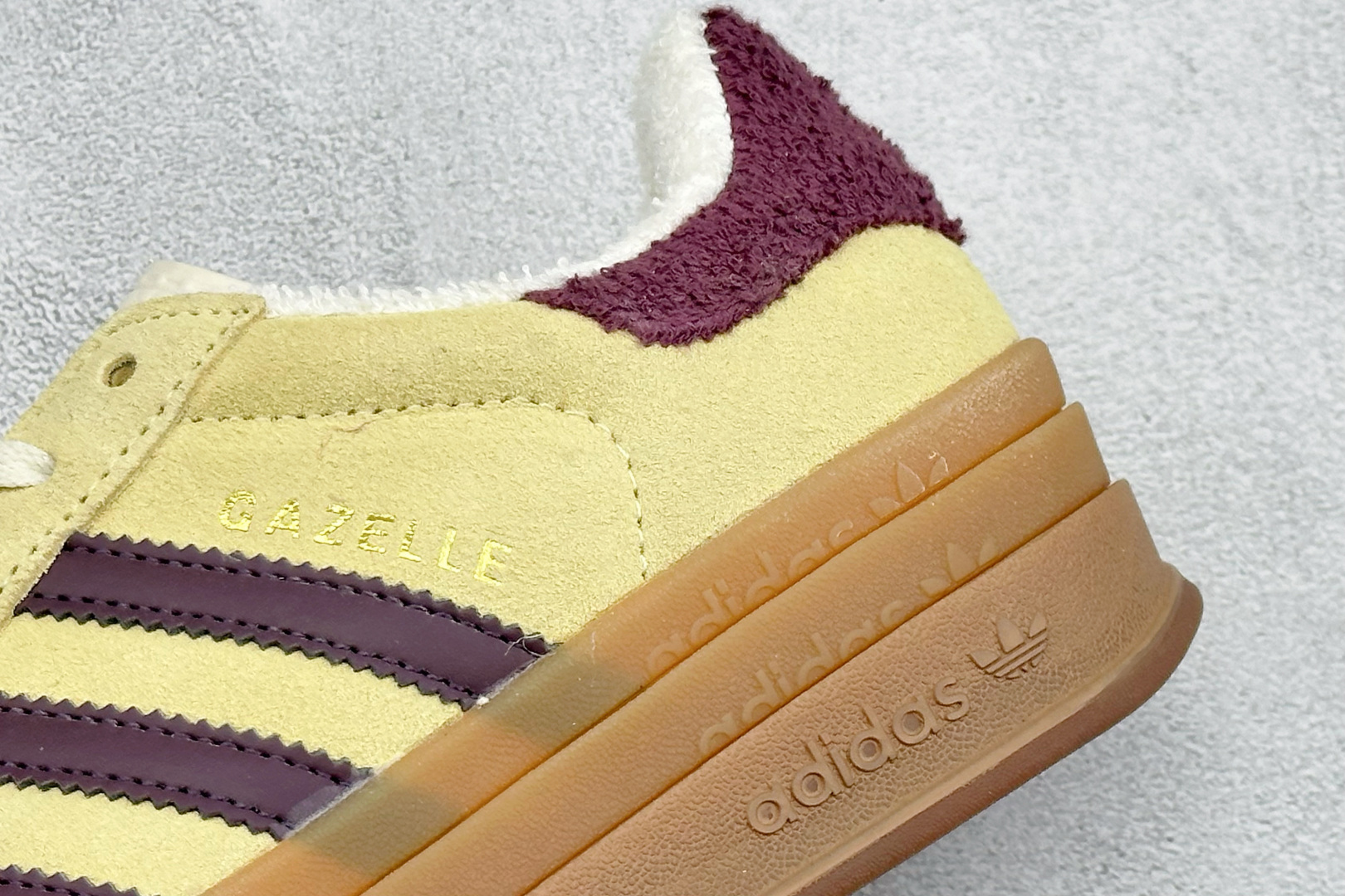 FX版Adidas Originals Gazelle Bold 三叶草厚底休闲防滑耐磨低帮板鞋 IF5937