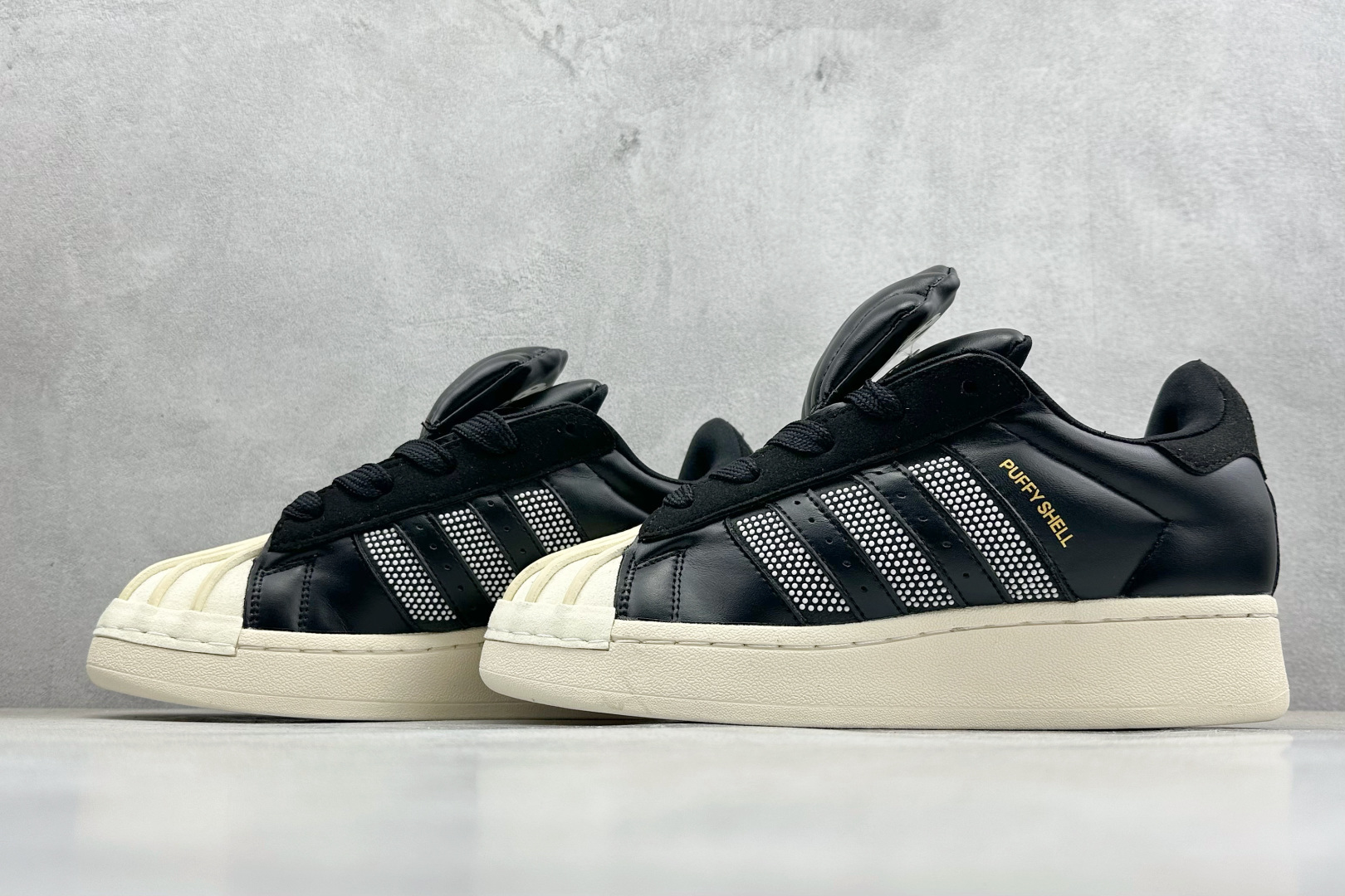 TG版Gali x Adidas Originals Superstar Puffy Shell 联名款 贝壳头厚底休闲板鞋 KJ6976