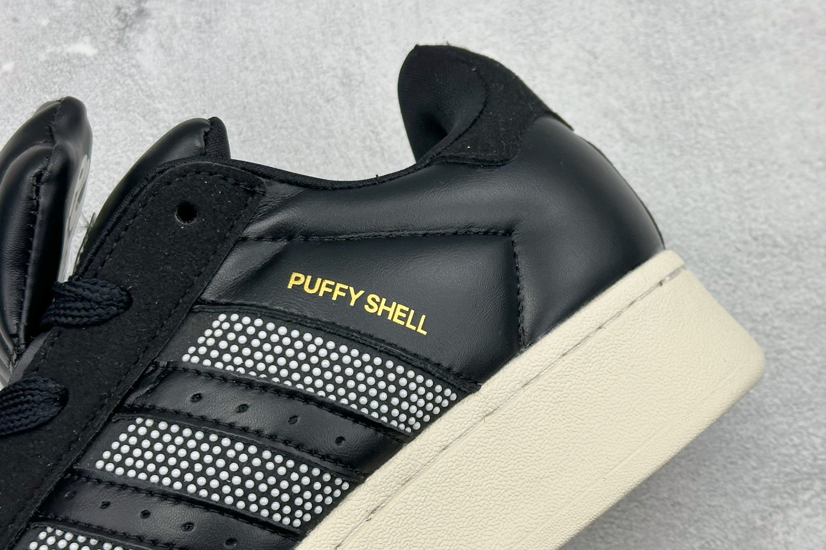 TG版Gali x Adidas Originals Superstar Puffy Shell 联名款 贝壳头厚底休闲板鞋 KJ6976