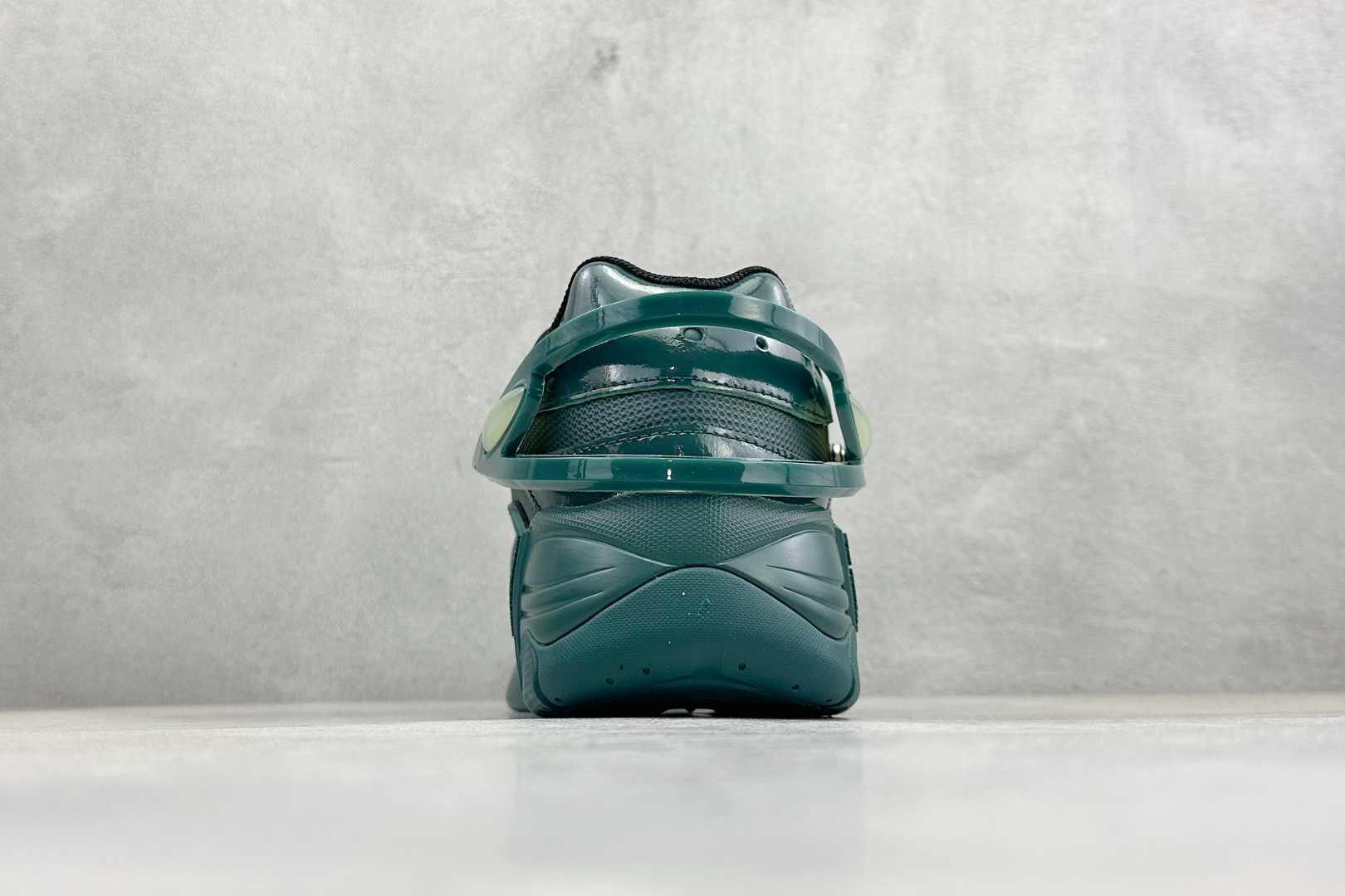 RAF SIMONS Cylon-21 织物皮革 圆头系带 低帮 生活休闲鞋 HR740011L