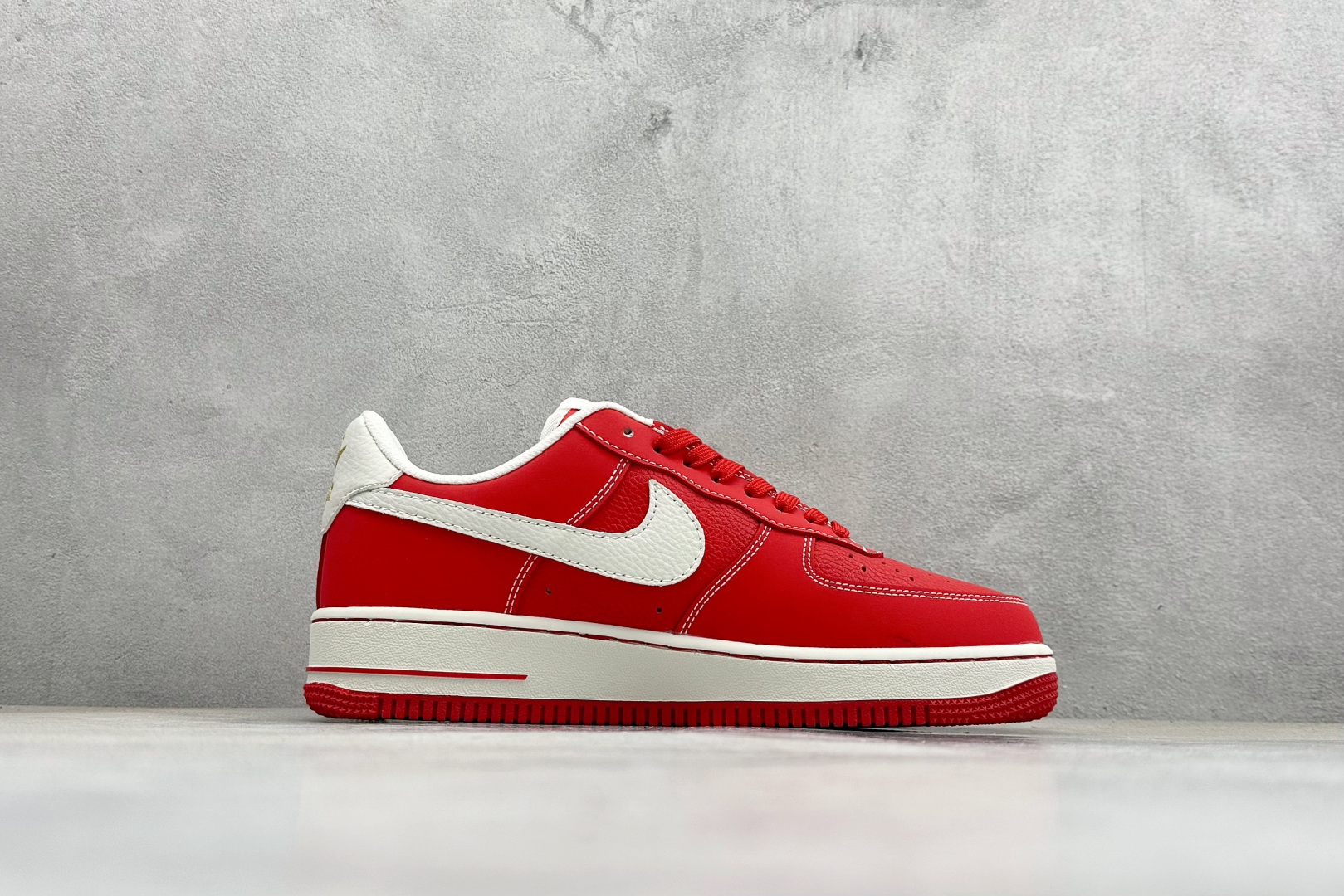 SC版Nike Air Force 1'07 Low 马年限定 丹红凝金 空军一号低帮休闲板鞋 NH0601-523