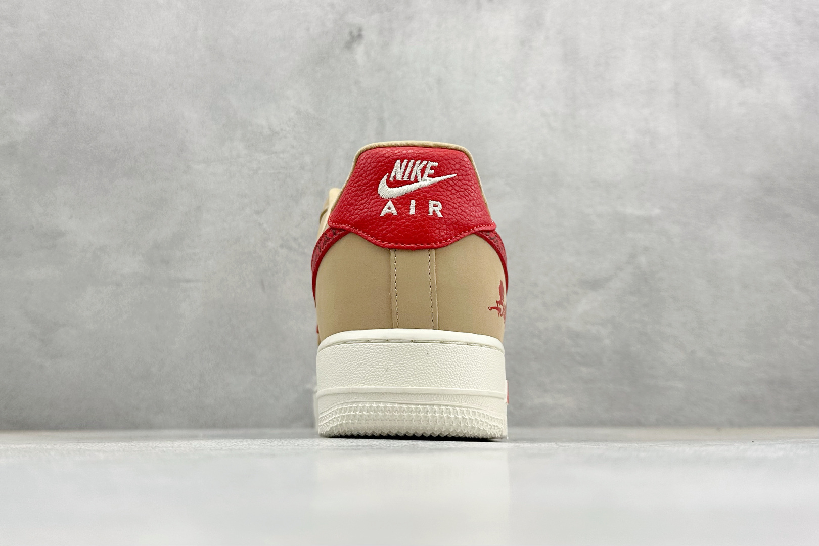 260 SC版Nike Air Force 1'07 Low 马年限定 赤砂丹红 空军一号低帮休闲板鞋 DF0188-130