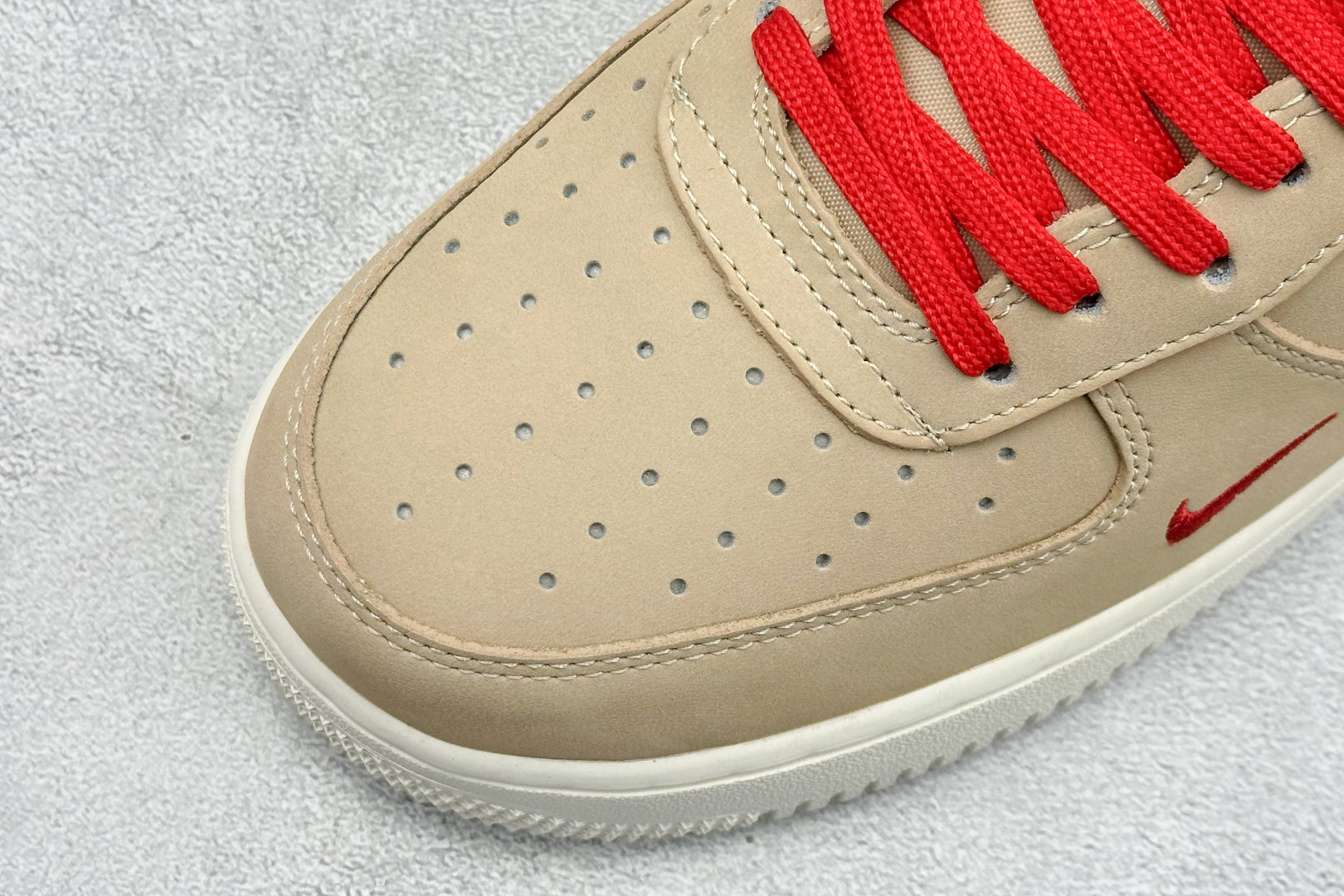 260 SC版Nike Air Force 1'07 Low 马年限定 赤砂丹红 空军一号低帮休闲板鞋 DF0188-130