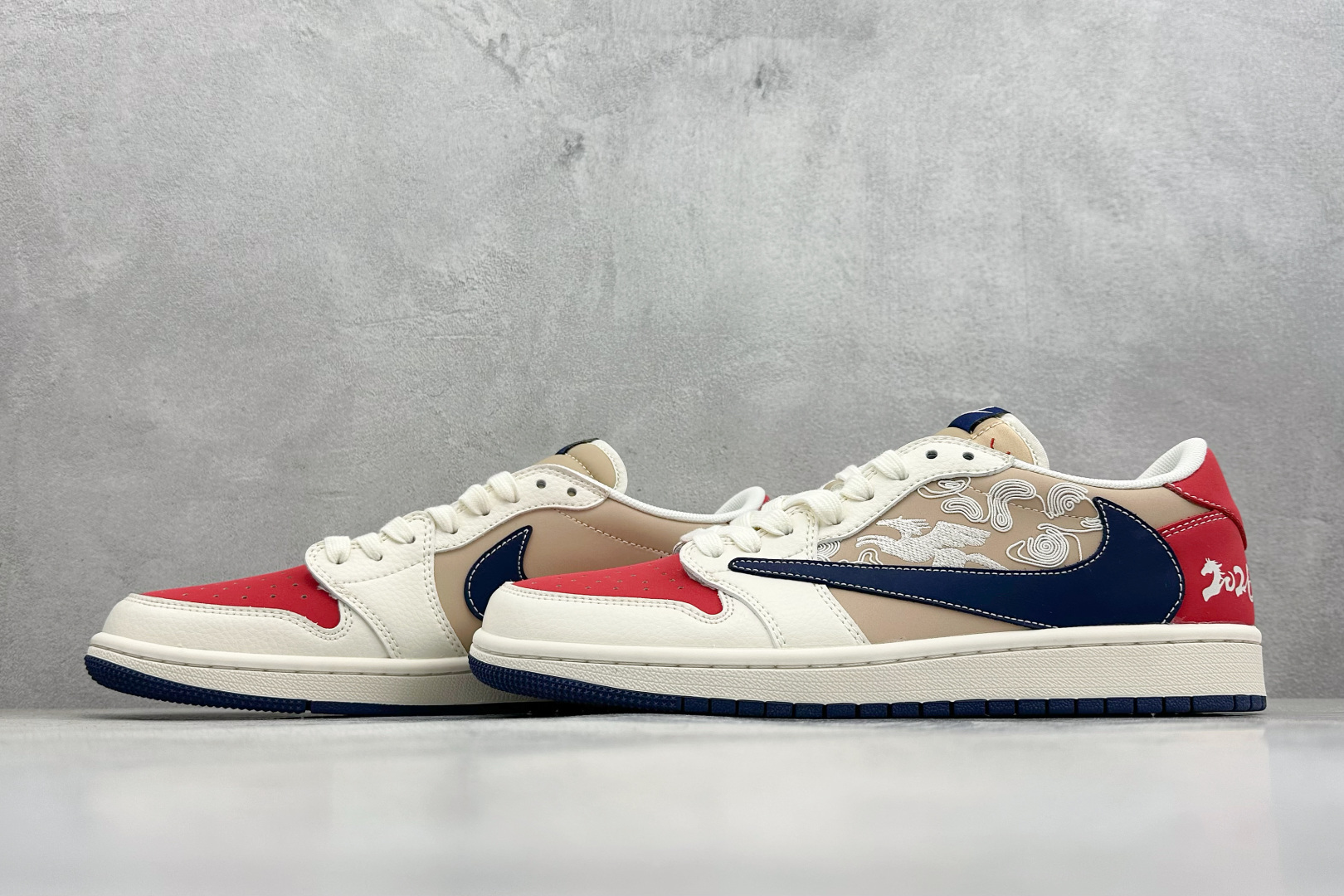260 Air Jordan 1 Low 2026 丙午马年限定款 鞋身融入祥云 + 马形暗纹刺绣 JY6988-145-Chinese UA Cheap High Quatity Brand Clothes Bags handbags Sneakers wholesale wholesaler seller from China Factory suppliers Fashion Clothing Shoes best Quality Beautiful Price 260 Air Jordan 1 Low 2026 丙午马年限定款 鞋身融入祥云 + 马形暗纹刺绣 JY6988-145