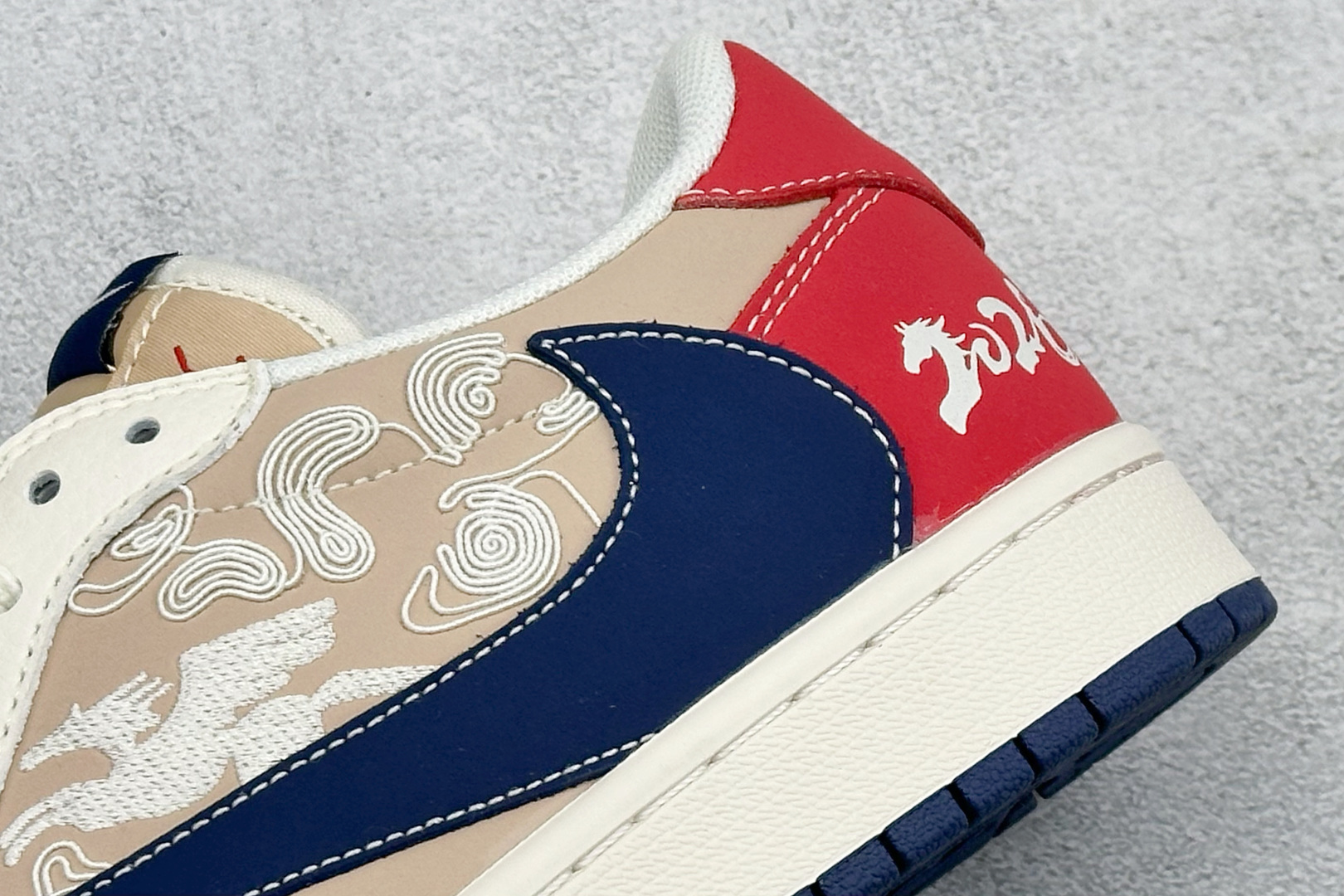 260 Air Jordan 1 Low 2026 丙午马年限定款 鞋身融入祥云 + 马形暗纹刺绣 JY6988-145-Chinese UA Cheap High Quatity Brand Clothes Bags handbags Sneakers wholesale wholesaler seller from China Factory suppliers Fashion Clothing Shoes best Quality Beautiful Price 260 Air Jordan 1 Low 2026 丙午马年限定款 鞋身融入祥云 + 马形暗纹刺绣 JY6988-145