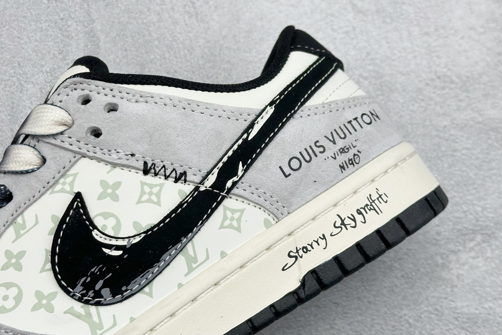 260 Nike SB Dunk Low Lv联名 高端定制 低帮休闲板鞋 YX5066-408