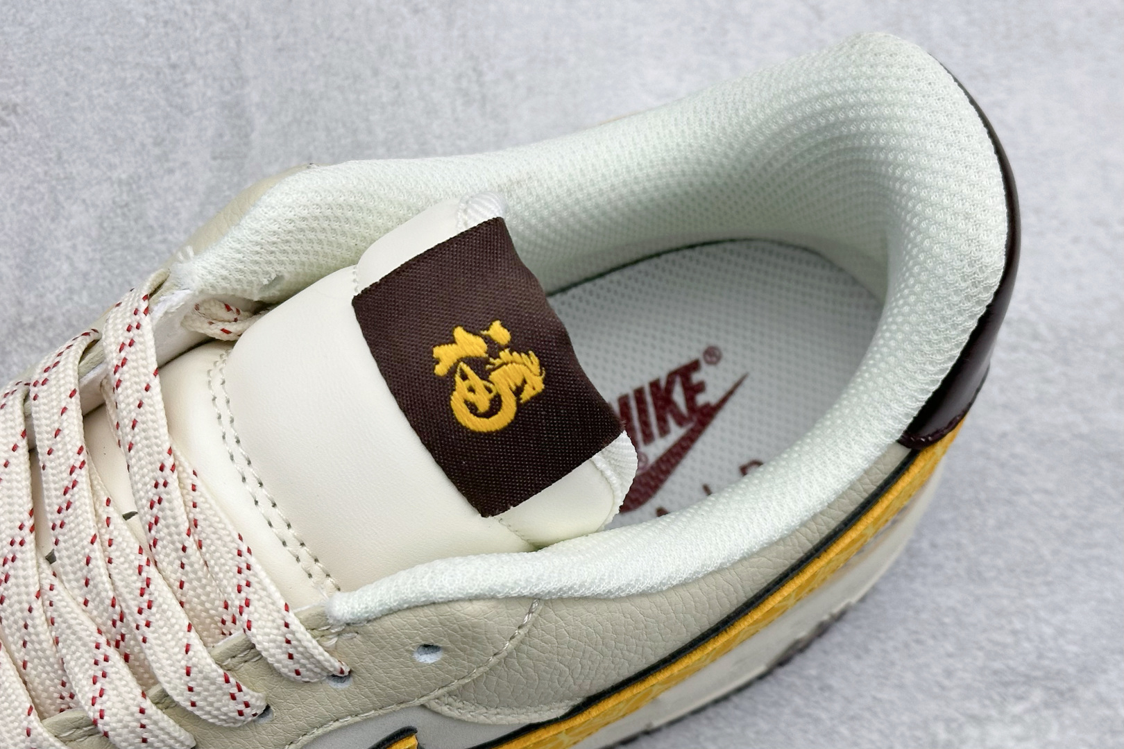 260 SC版Nike Air Force 1'07 Low 马年限定 米杏金纹 空军一号低帮休闲板鞋 NH0601-504