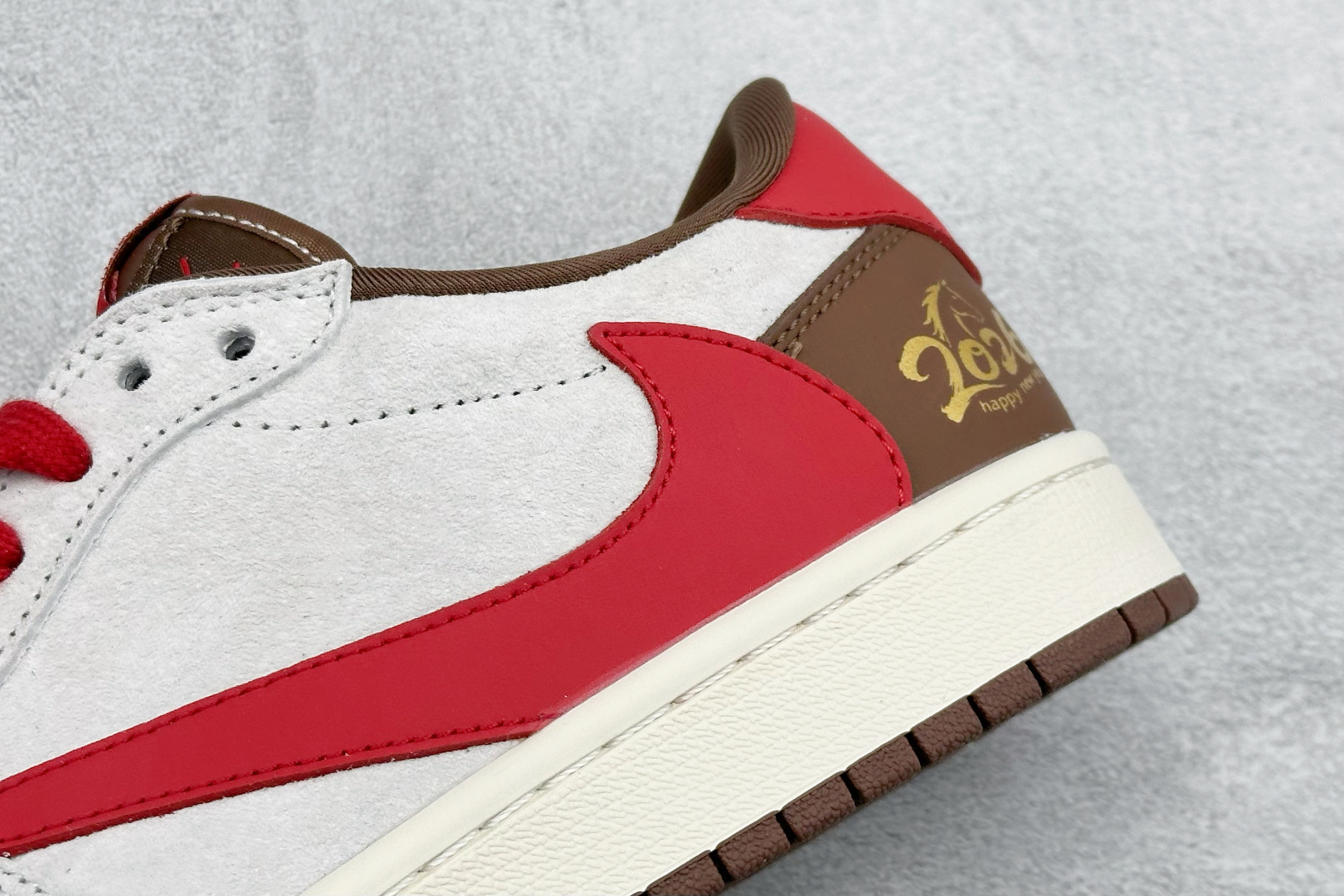 260 Air Jordan 1 Low AJ1 乔1 马年限定 高端定制 倒钩低帮复古篮球鞋 FC1688-248