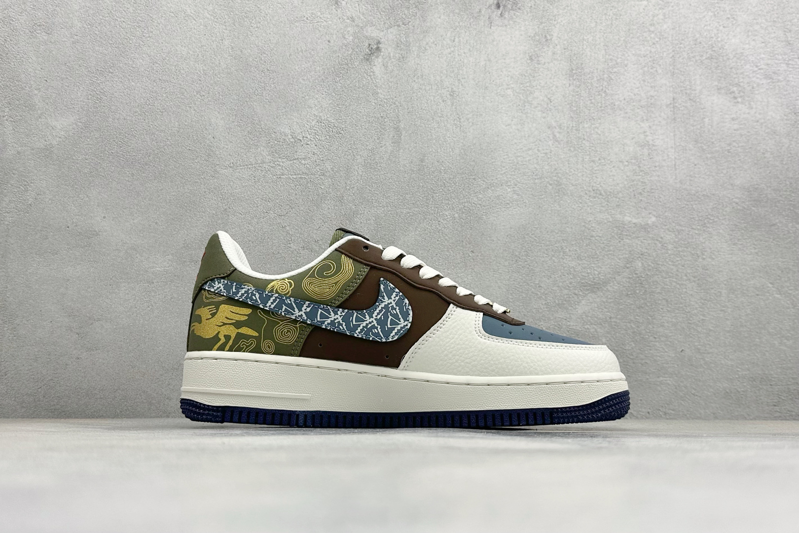 SC版Nike Air Force 1'07 Low 马年限定 青褐织云金纹 空军一号低帮休闲板鞋 NH0601-536-Top High Quatity Cheap Sneakers Fashion Clothing Clothes Bags handbags Shoes of all Brand wholesale With The best Quality And Beautiful Price from China Factory Chinese suppliers wholesaler seller SC版Nike Air Force 1'07 Low 马年限定 青褐织云金纹 空军一号低帮休闲板鞋 NH0601-536