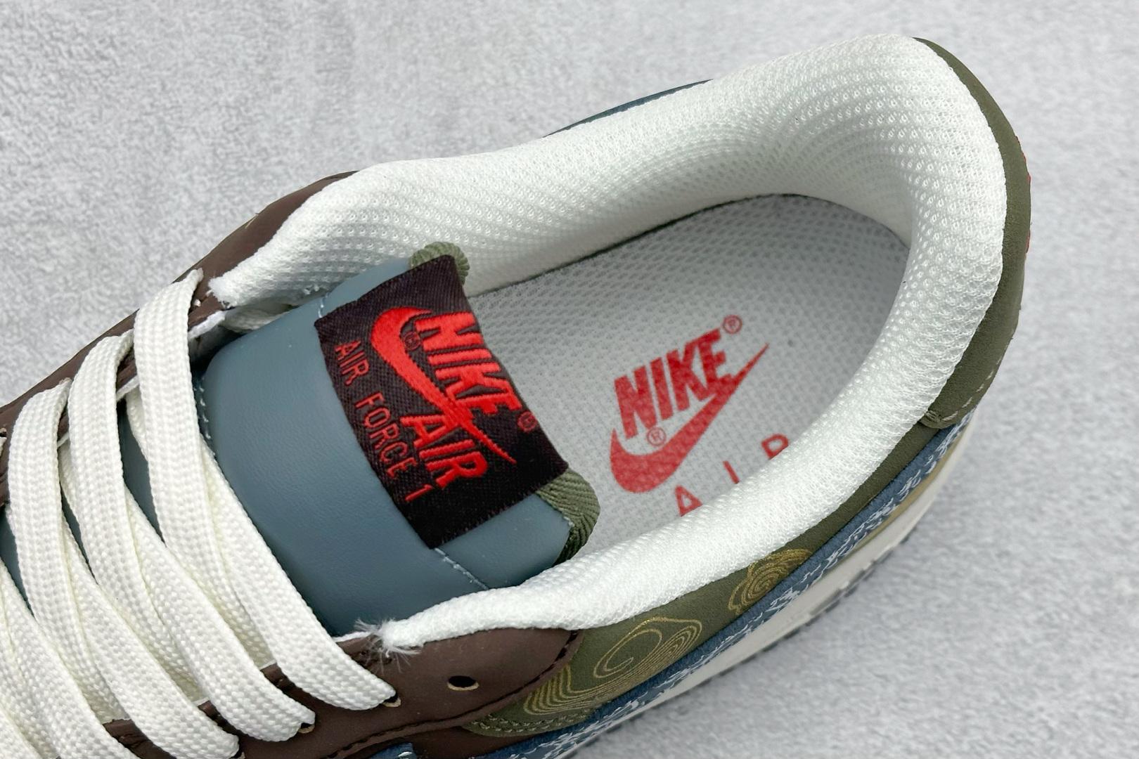 SC版Nike Air Force 1'07 Low 马年限定 青褐织云金纹 空军一号低帮休闲板鞋 NH0601-536-Top High Quatity Cheap Sneakers Fashion Clothing Clothes Bags handbags Shoes of all Brand wholesale With The best Quality And Beautiful Price from China Factory Chinese suppliers wholesaler seller SC版Nike Air Force 1'07 Low 马年限定 青褐织云金纹 空军一号低帮休闲板鞋 NH0601-536