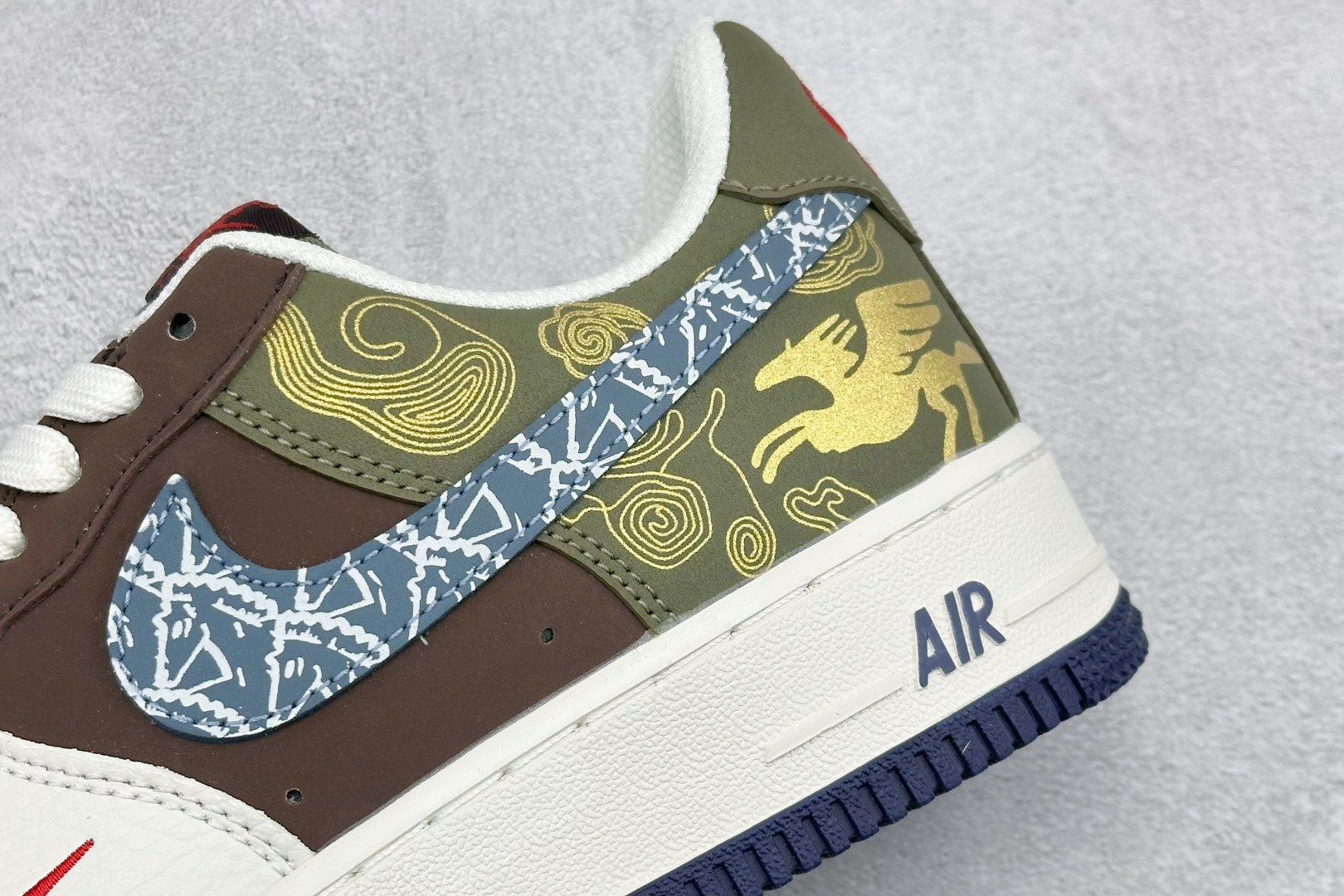 SC版Nike Air Force 1'07 Low 马年限定 青褐织云金纹 空军一号低帮休闲板鞋 NH0601-536-Top High Quatity Cheap Sneakers Fashion Clothing Clothes Bags handbags Shoes of all Brand wholesale With The best Quality And Beautiful Price from China Factory Chinese suppliers wholesaler seller SC版Nike Air Force 1'07 Low 马年限定 青褐织云金纹 空军一号低帮休闲板鞋 NH0601-536