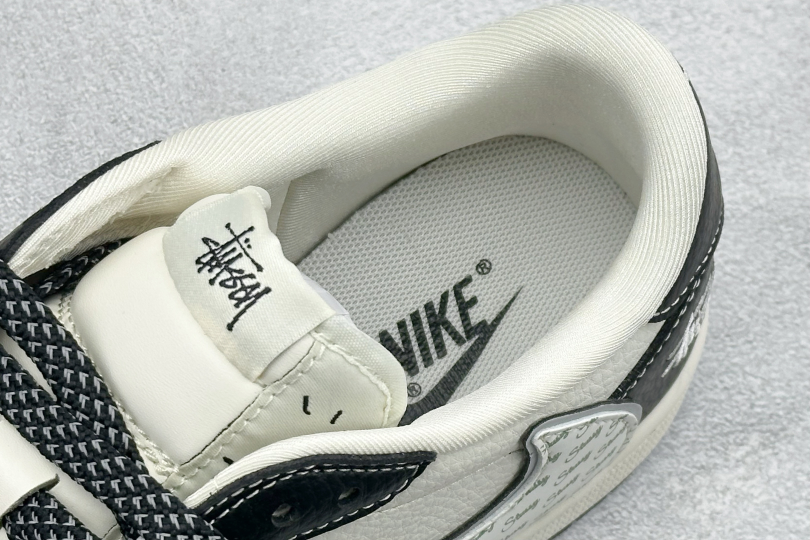 280 Air Jordan 1 Low AJ1 乔1 斯图西联名 高端定制 倒钩低帮复古篮球鞋 DM7866-125