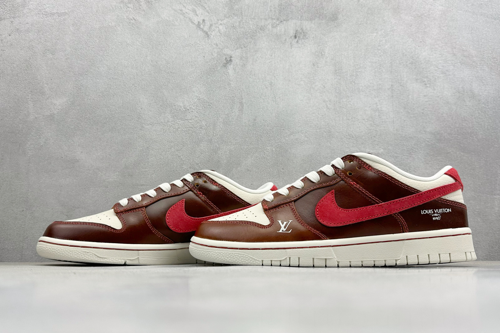 Nike SB Dunk Low 马年联名 酒红棕 高端定制 低帮休闲板鞋 DS6608-025