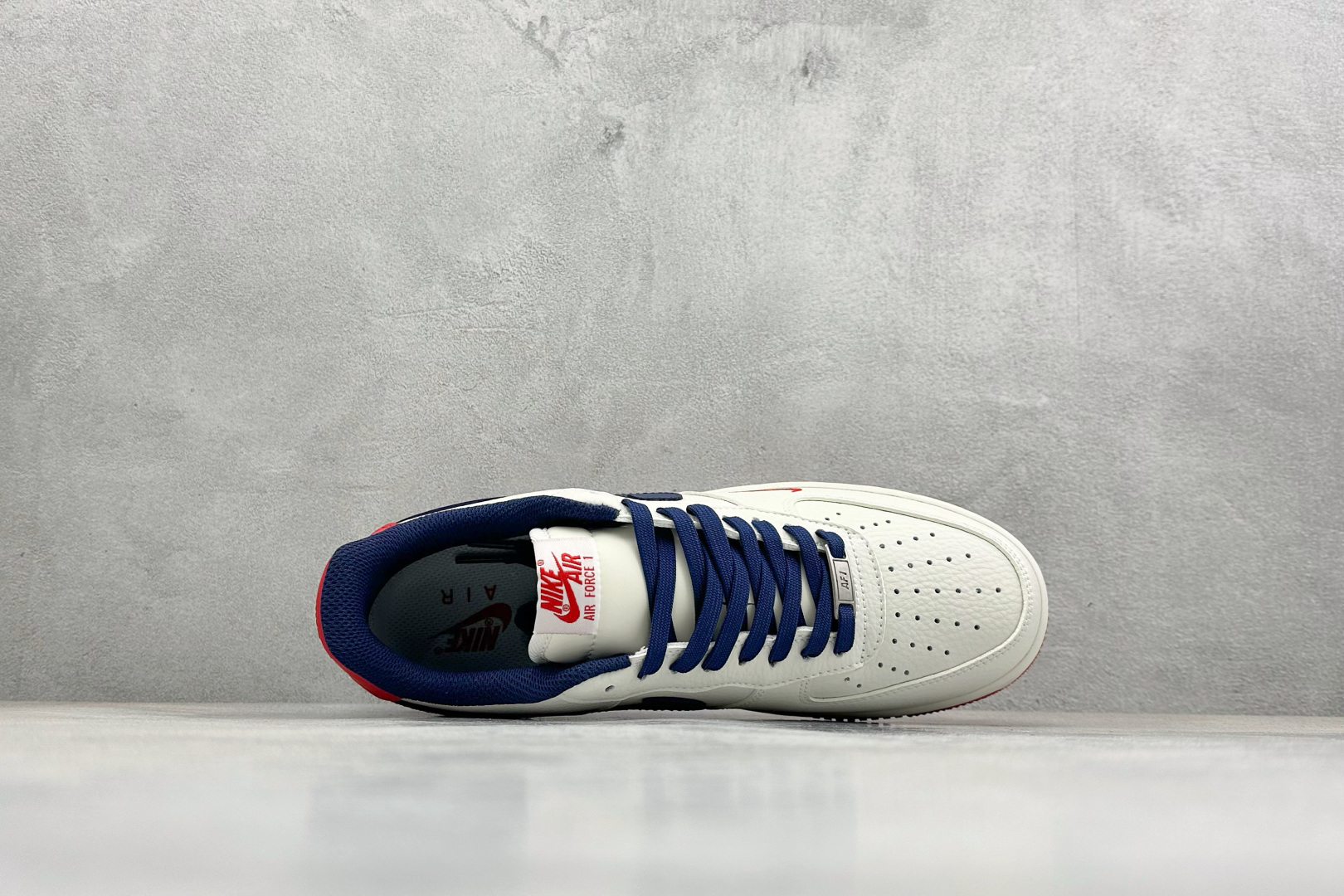SC版Nike Air Force 1'07 Low 米白红蓝 空军一号低帮休闲板鞋 NH0601-544 SC版Nike Air Force 1'07 Low 米白红蓝 空军一号低帮休闲板鞋 NH0601-544
