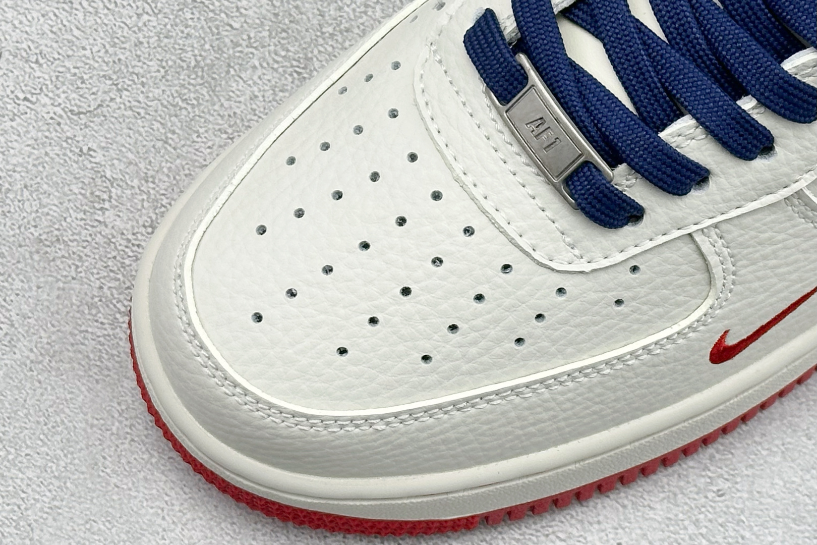 SC版Nike Air Force 1'07 Low 米白红蓝 空军一号低帮休闲板鞋 NH0601-544 SC版Nike Air Force 1'07 Low 米白红蓝 空军一号低帮休闲板鞋 NH0601-544