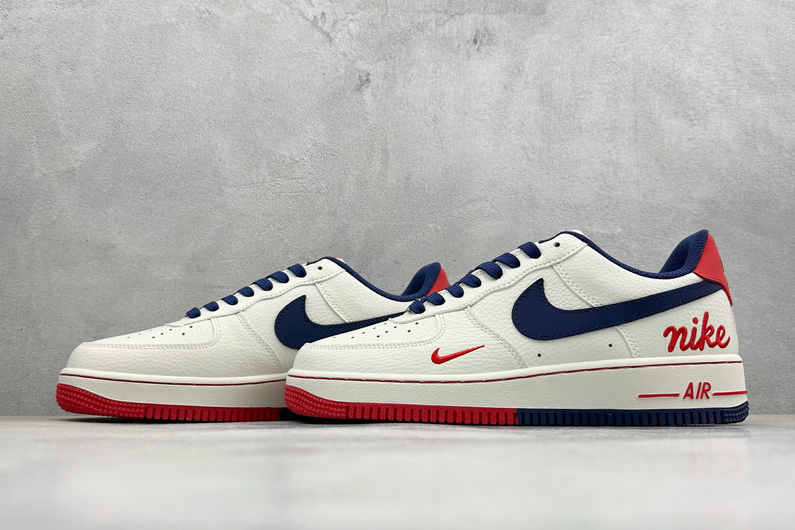 SC版Nike Air Force 1'07 Low 米白红蓝 空军一号低帮休闲板鞋 NH0601-544 SC版Nike Air Force 1'07 Low 米白红蓝 空军一号低帮休闲板鞋 NH0601-544