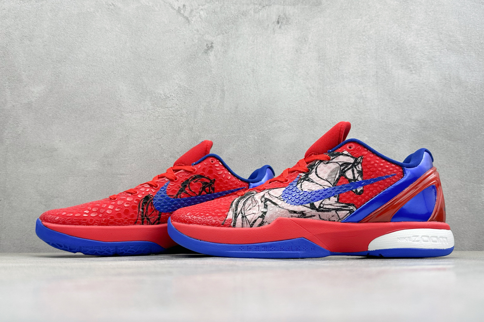 360 Nike Zoom Kobe VI 马年限定 CNY新年款 耐克 科比6代系列 低帮复刻实战运动低帮文化篮球鞋 CW2190-036