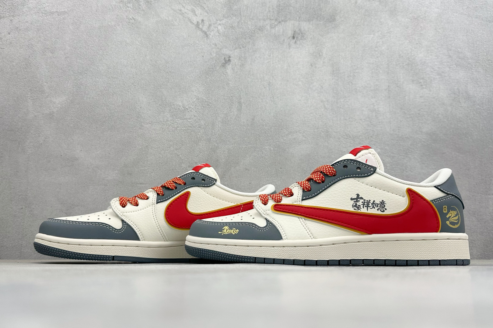 Air Jordan 1 Low AJ1 乔1 马年限定 高端定制 倒钩低帮复古篮球鞋 JJ2508-104-Top High Quatity Cheap Sneakers Fashion Clothing Clothes Bags handbags Shoes of all Brand wholesale With The best Quality And Beautiful Price from China Factory Chinese suppliers wholesaler seller Air Jordan 1 Low AJ1 乔1 马年限定 高端定制 倒钩低帮复古篮球鞋 JJ2508-104