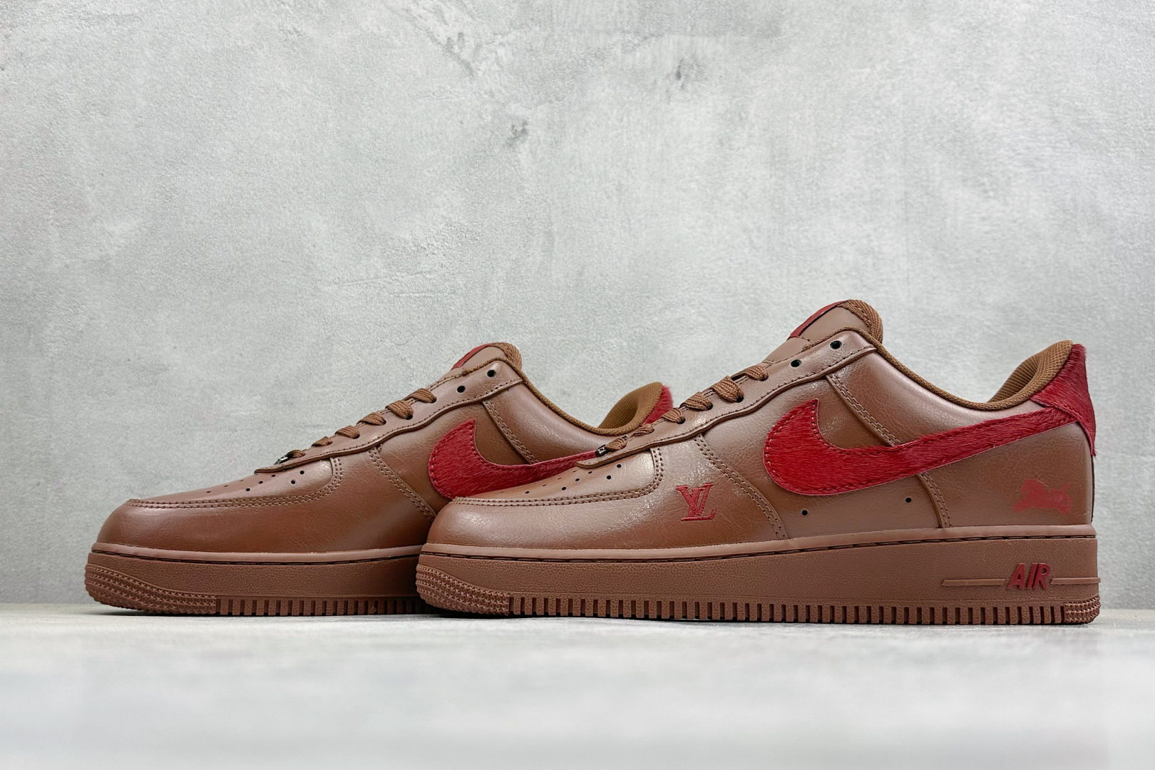 SC版Nike Air Force 1'07 Low 马年联名 栗红檀棕 空军一号低帮休闲板鞋 XY9025-002