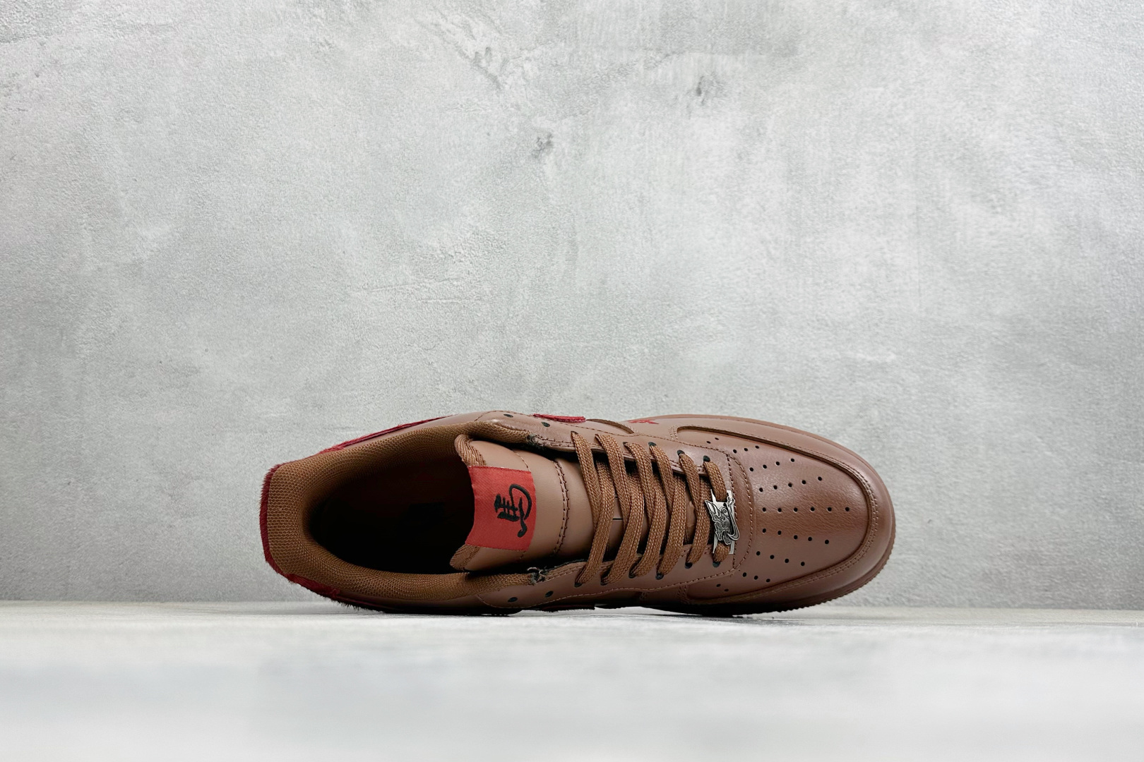 SC版Nike Air Force 1'07 Low 马年联名 栗红檀棕 空军一号低帮休闲板鞋 XY9025-002