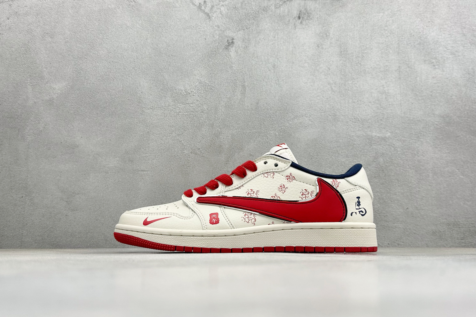 260 Air Jordan 1 Low AJ1 乔1 马年限定 高端定制 倒钩低帮复古篮球鞋 CX5050-Y67