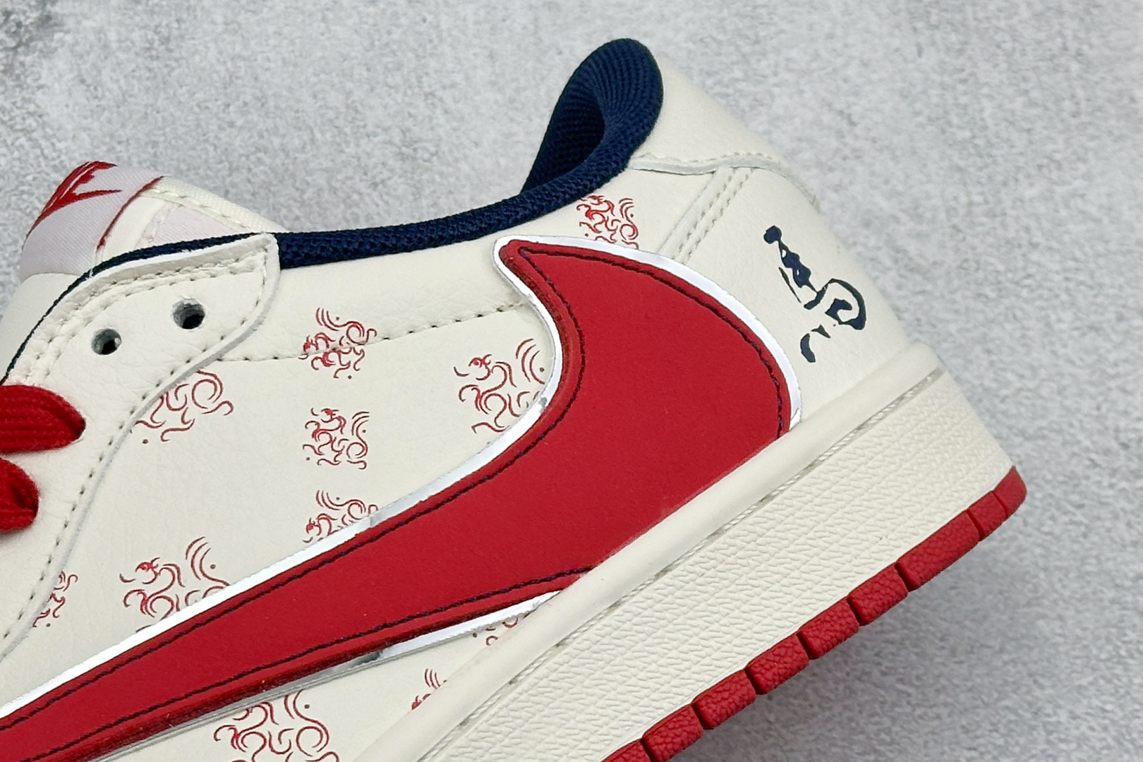 260 Air Jordan 1 Low AJ1 乔1 马年限定 高端定制 倒钩低帮复古篮球鞋 CX5050-Y67