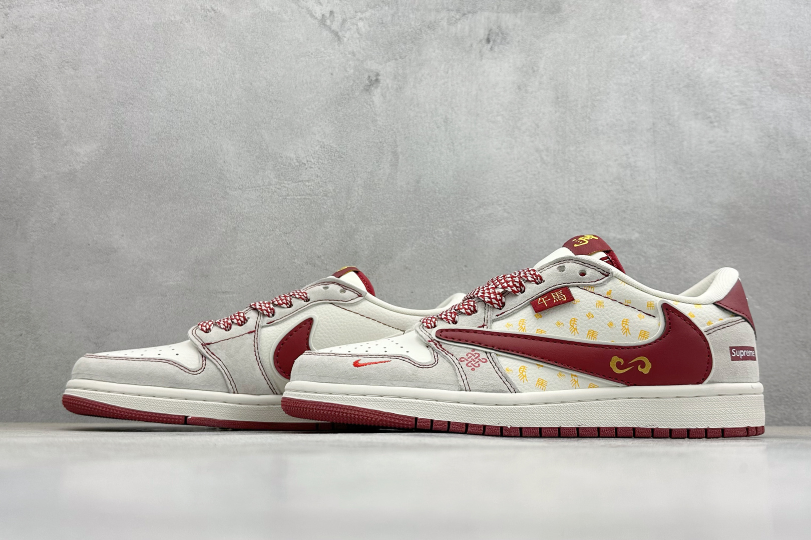 Air Jordan 1 Low AJ1 乔1 马年限定 高端定制 倒钩低帮复古篮球鞋 JW1188-180-Top High Quatity Cheap Sneakers Fashion Clothing Clothes Bags handbags Shoes of all Brand wholesale With The best Quality And Beautiful Price from China Factory Chinese suppliers wholesaler seller Air Jordan 1 Low AJ1 乔1 马年限定 高端定制 倒钩低帮复古篮球鞋 JW1188-180
