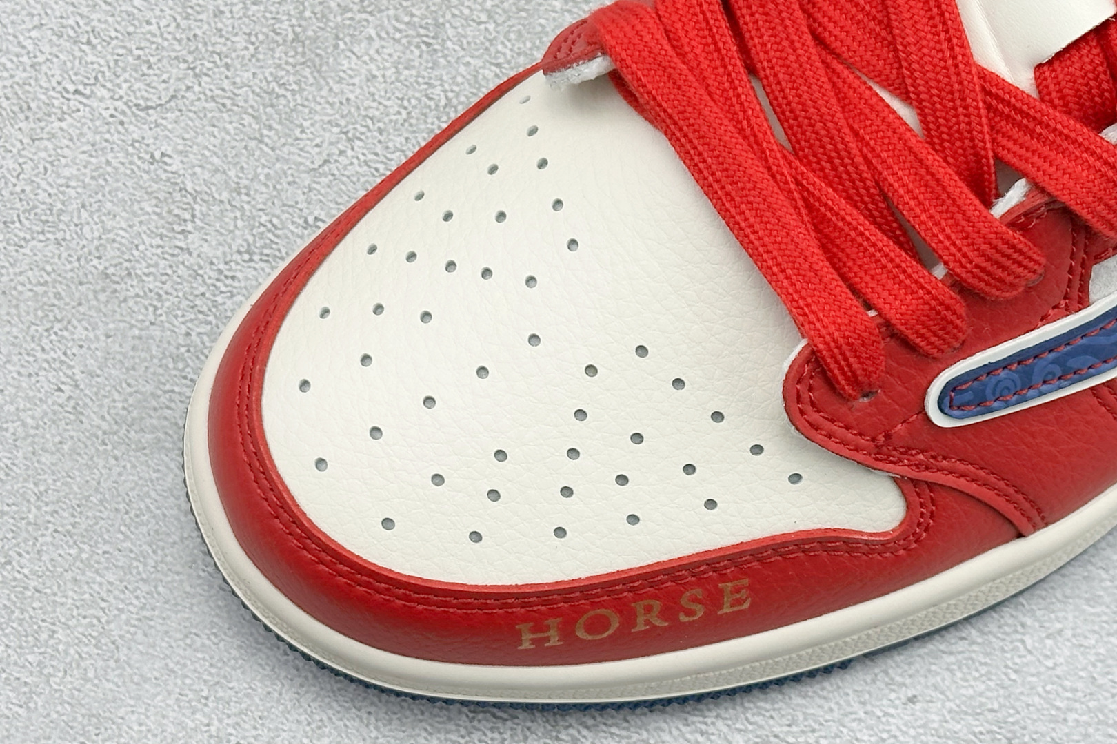 Air Jordan 1 Low AJ1 乔1 马年限定 高端定制 低帮倒钩复古篮球鞋 LX1988-802