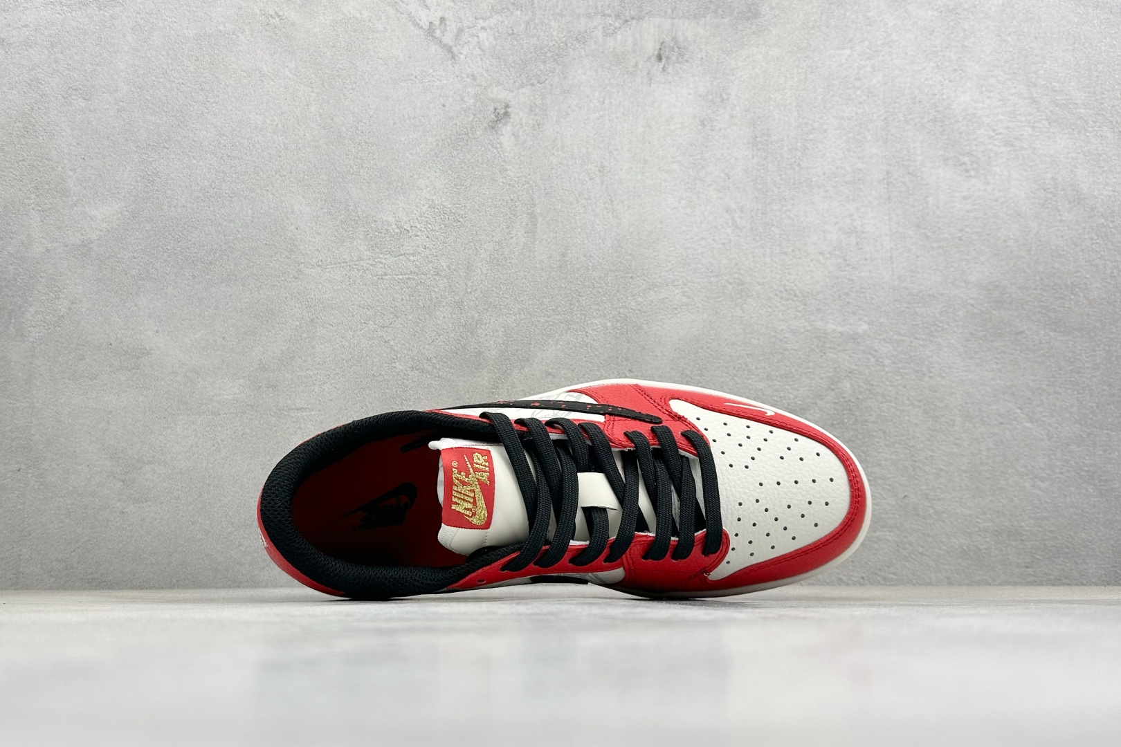 280 SC版Travis Scott x Fragment Design x Air Jordan 1 Low SP AJ1 乔1马年限定 白红点墨 低帮文化休闲板鞋 NH0601-063
