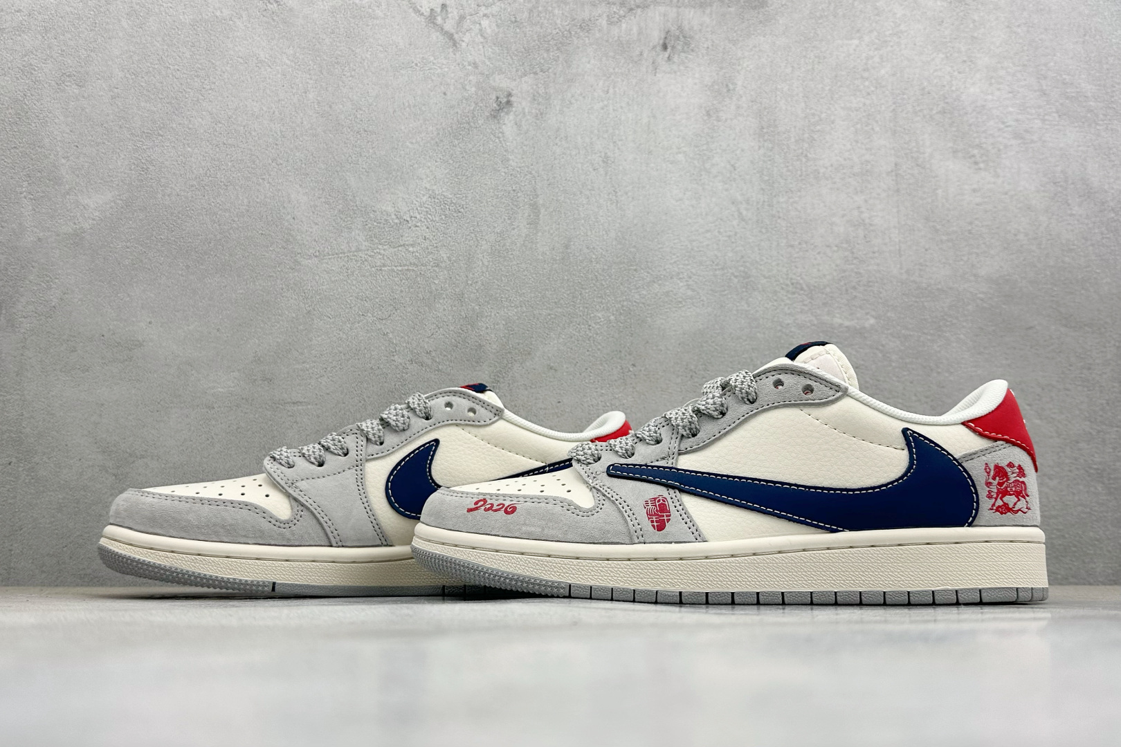 Air Jordan 1 Low AJ1 乔1 2026 马年限定 高端定制 低帮倒钩复古篮球鞋 ZH2598-903