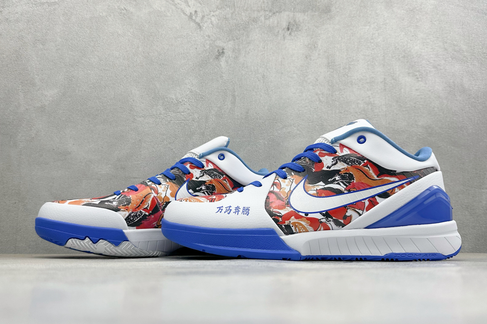 Nike Zoom Kobe 4代 PROTRO CHBL 马年限定 防滑耐磨减震舒适轻便实战篮球鞋 FJ9363-107 Nike Zoom Kobe 4代 PROTRO CHBL 马年限定 防滑耐磨减震舒适轻便实战篮球鞋 FJ9363-107