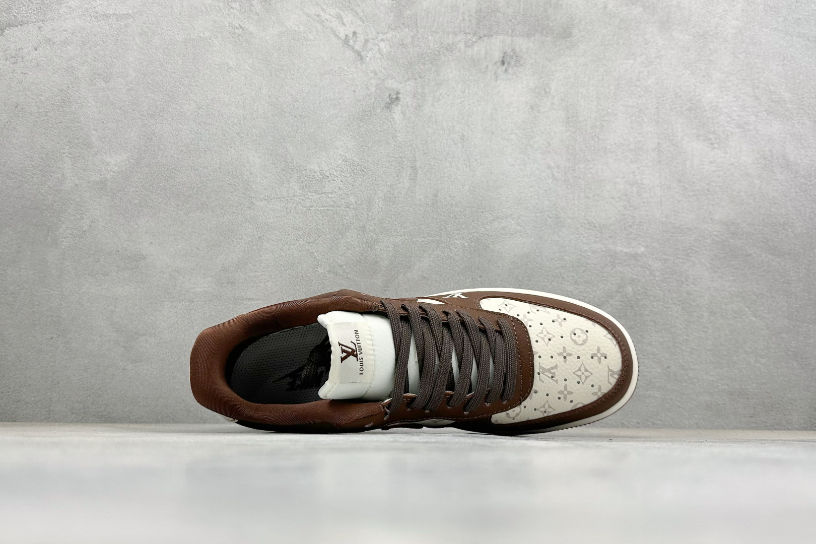 SC版Nike Air Force 1'07 Low 联名 棕酪印花 空军一号低帮休闲板鞋 DF0188-127