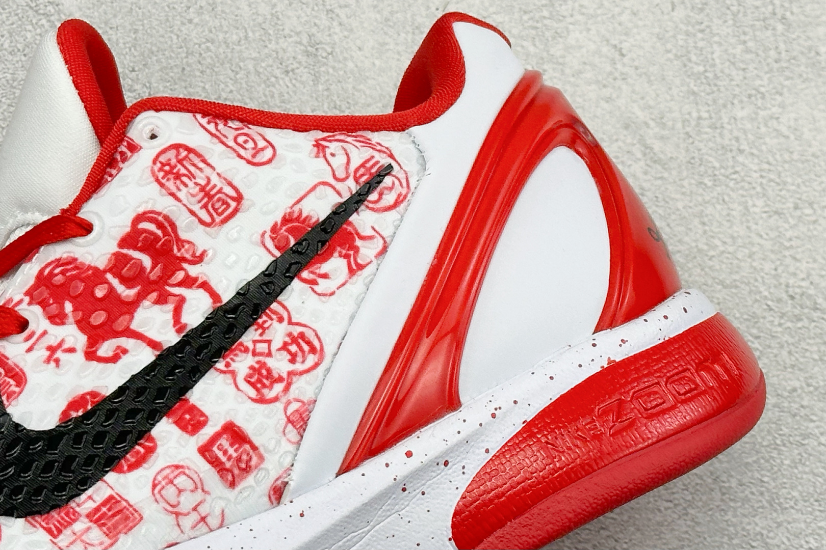 360 Nike Zoom Kobe VI 马年限定 CNY新年款 耐克 科比6代系列 低帮复刻实战运动低帮文化篮球鞋 CW2190-040