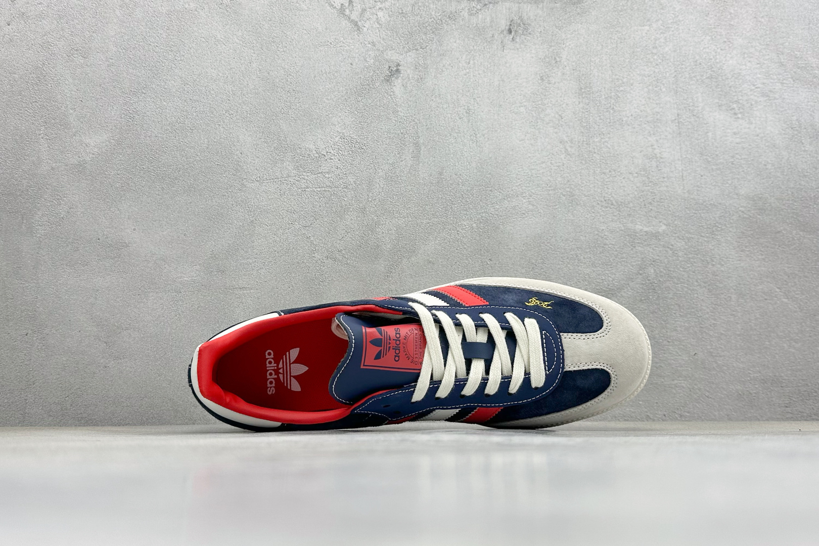 马年新款海外定制限量发售 Adidas Originals SAMBA OG“马年联名限定-藏蓝” LX0908