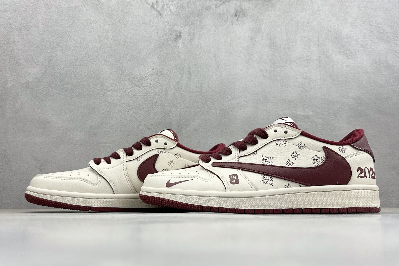 Air Jordan 1 Low AJ1 乔1 马年限定 2026 高端定制 低帮倒钩复古篮球鞋 CX5050-Y66