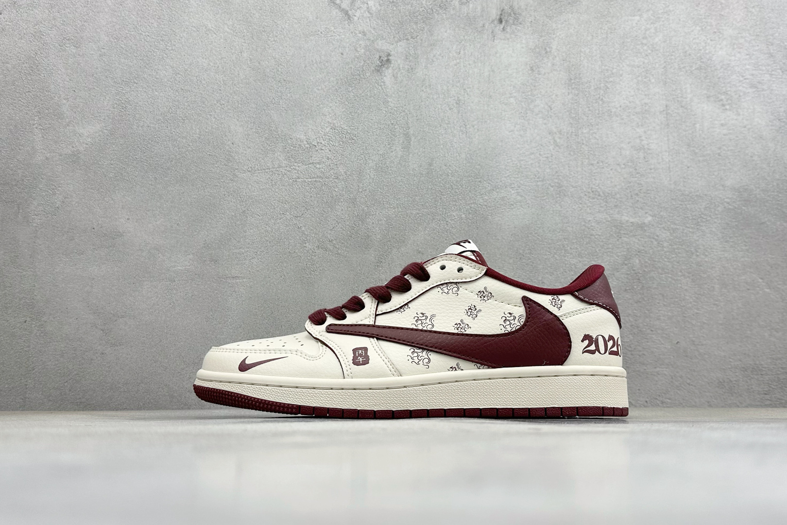 Air Jordan 1 Low AJ1 乔1 马年限定 2026 高端定制 低帮倒钩复古篮球鞋 CX5050-Y66