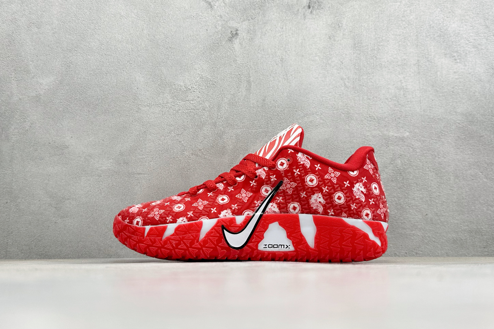 JA 3 XMAS PE EP 莫兰特三代 马年限定 实战低帮篮球鞋 HF2794-016