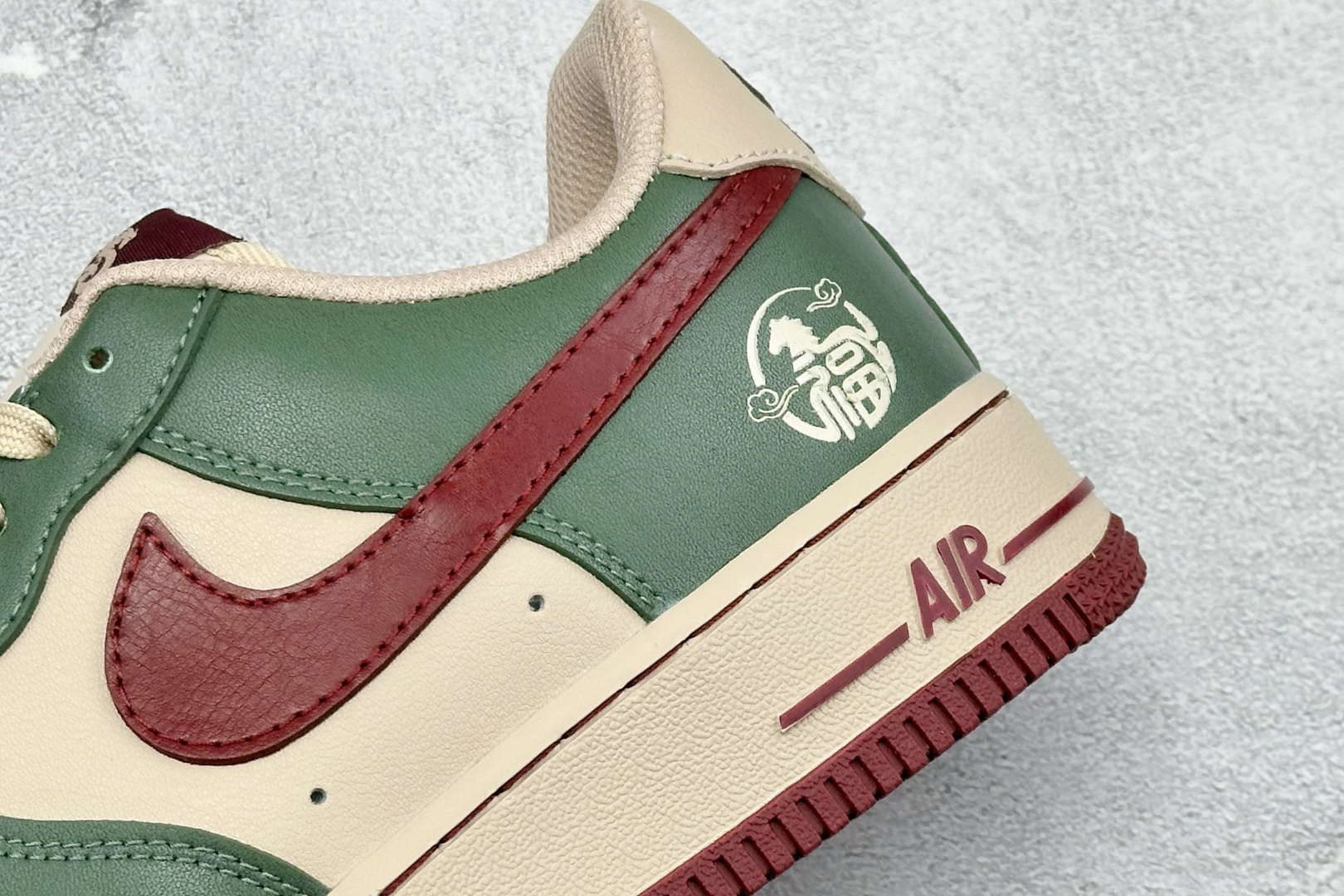 SC版Nike Air Force 1'07 Low 马年限定 翠绿杏红 空军一号低帮休闲板鞋 NH0601-518