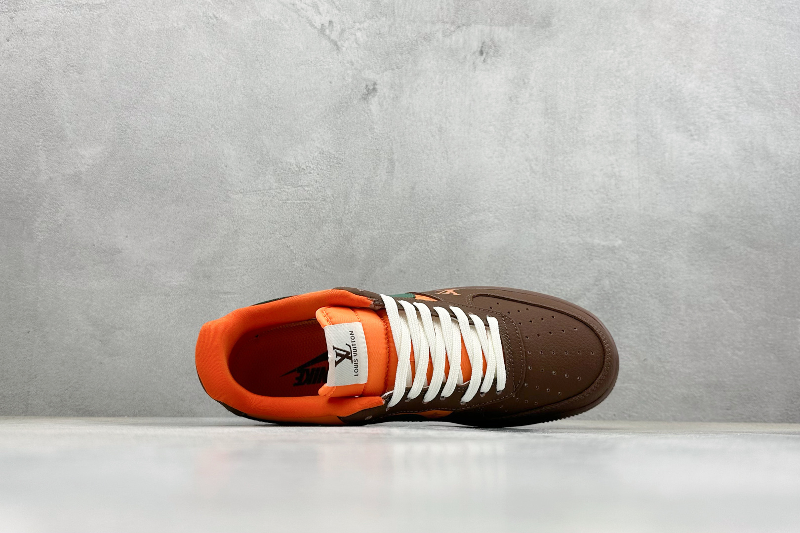 SC版Nike Air Force 1'07 Low 联名 橙棕雅绿 空军一号低帮休闲板鞋 DF0188-126