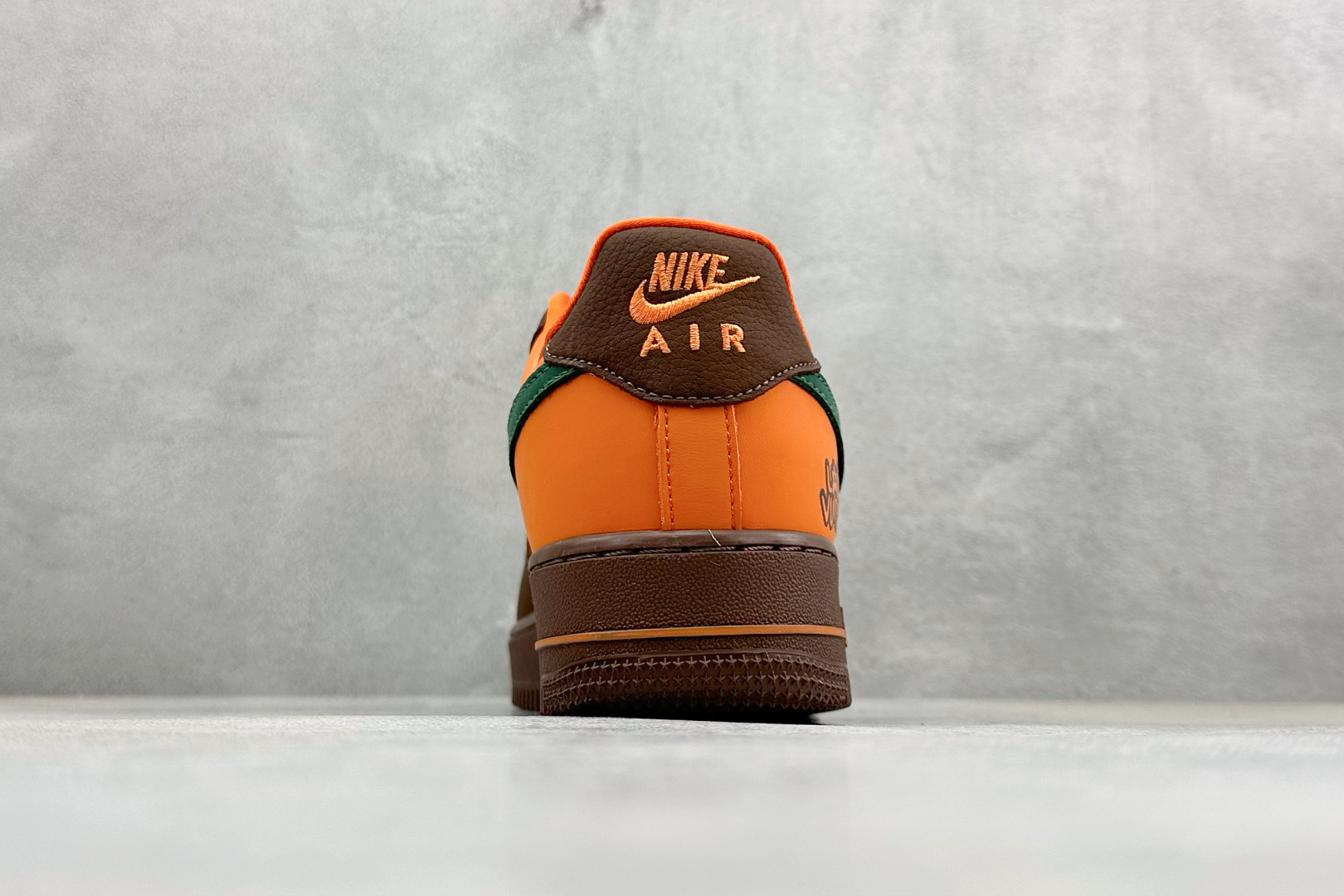 SC版Nike Air Force 1'07 Low 联名 橙棕雅绿 空军一号低帮休闲板鞋 DF0188-126