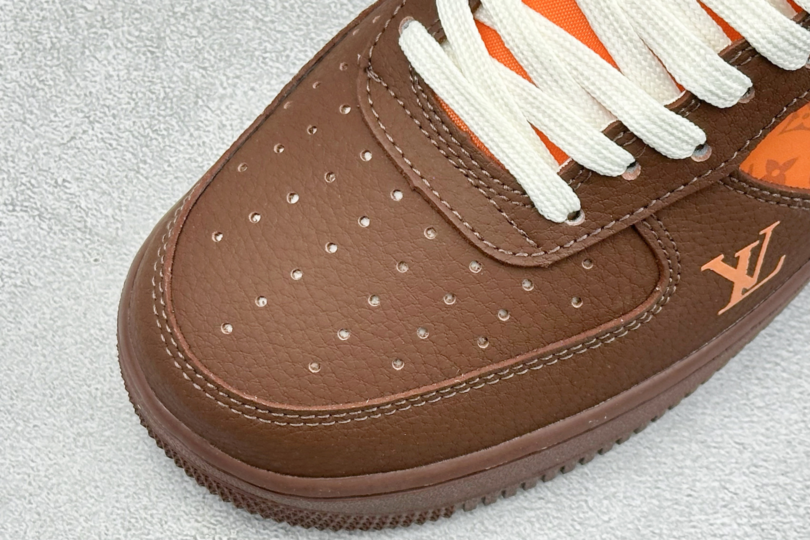 SC版Nike Air Force 1'07 Low 联名 橙棕雅绿 空军一号低帮休闲板鞋 DF0188-126