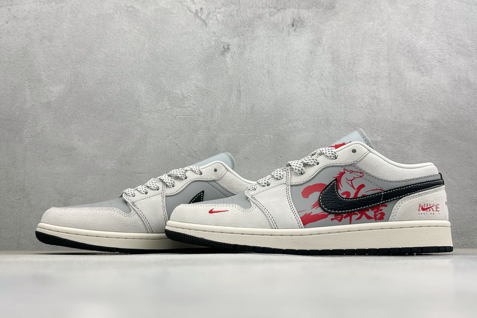 Air Jordan 1 Low AJ1 乔1 马年限定 高端定制 低帮复古篮球鞋 JP2026-126
