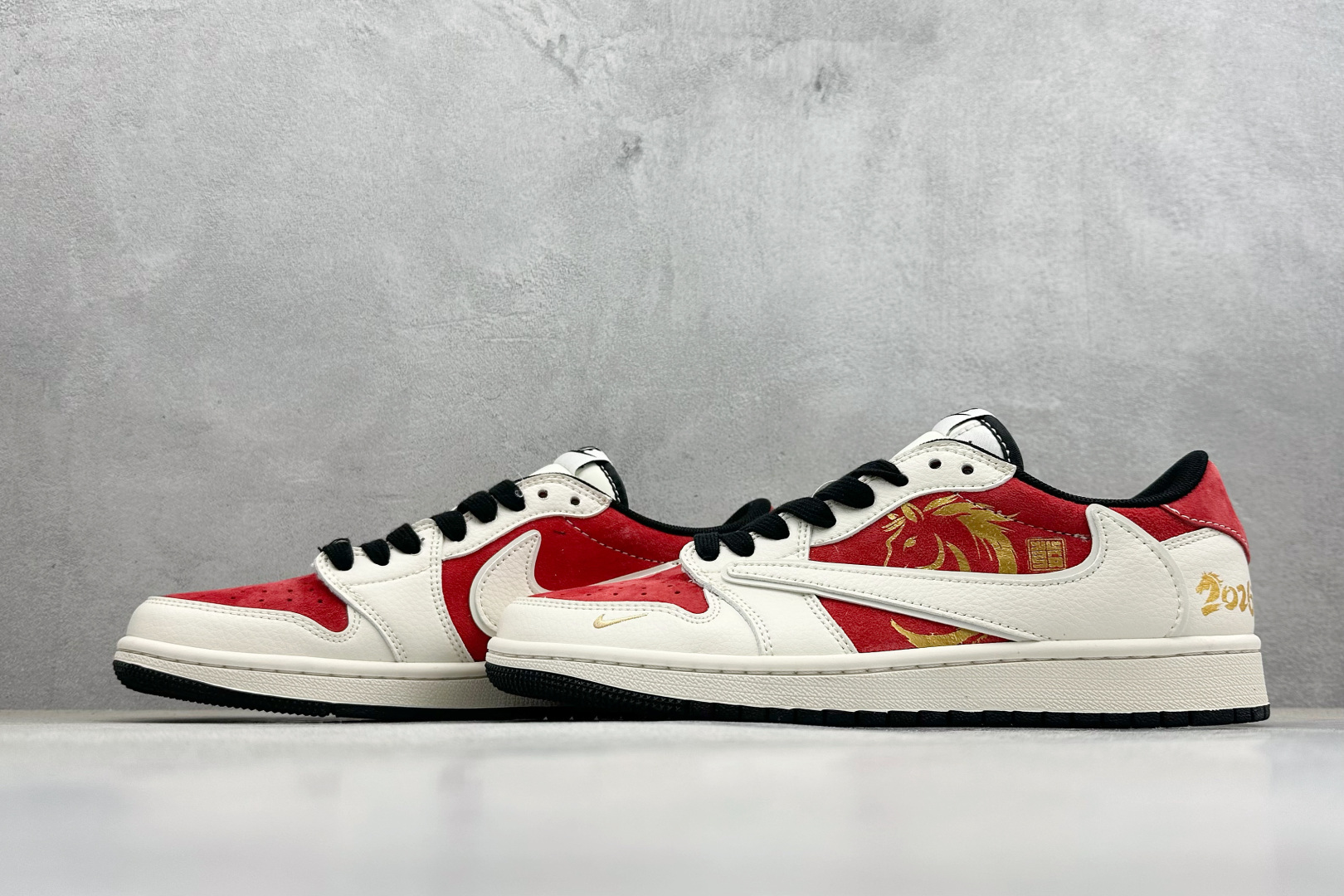 Air Jordan 1 Low AJ1 乔1 2026马年限定 高端定制 低帮倒钩复古篮球鞋 JP2026-161-Top High Quatity Cheap Sneakers Fashion Clothing Clothes Bags handbags Shoes of all Brand wholesale With The best Quality And Beautiful Price from China Factory Chinese suppliers wholesaler seller Air Jordan 1 Low AJ1 乔1 2026马年限定 高端定制 低帮倒钩复古篮球鞋 JP2026-161