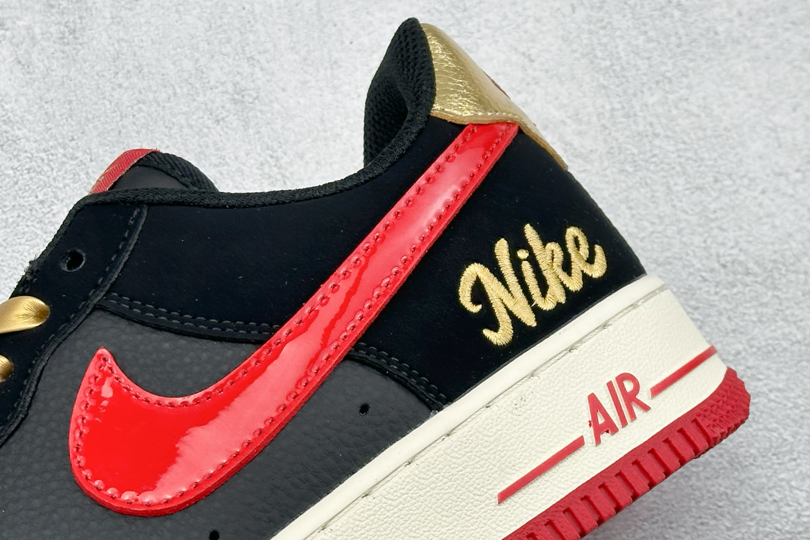 SC版Nike Air Force 1'07 Low 黑金赤焰 空军一号低帮休闲板鞋 NH0601-528-Chinese wholesaler seller Clothes Bags handbags wholesale Shoes High Quatity wholesaler seller Cheap Sneakers from China Factory Chinese suppliers china wholesale clothing wholesaler seller SC版Nike Air Force 1'07 Low 黑金赤焰 空军一号低帮休闲板鞋 NH0601-528