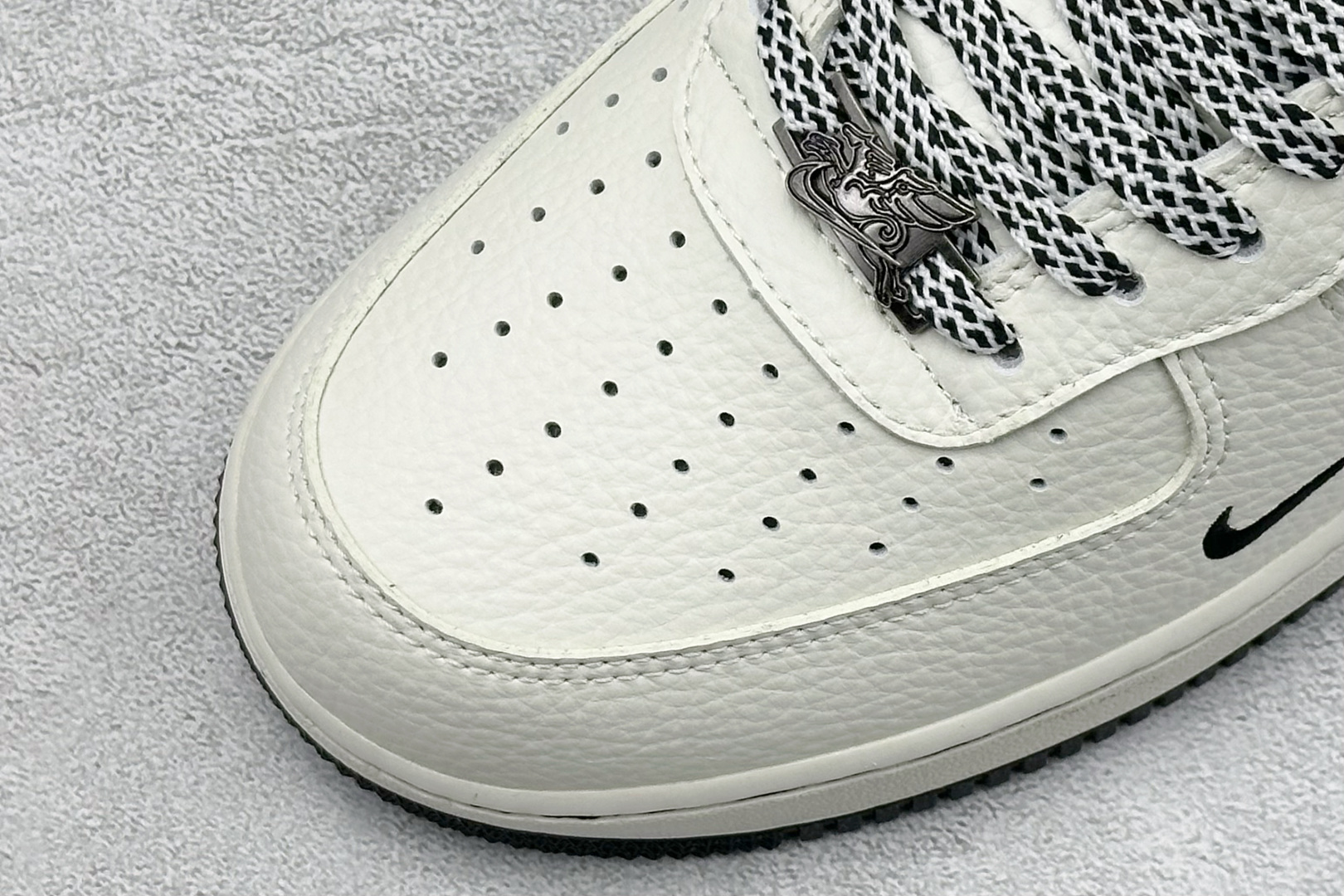 260 SC版Nike Air Force 1'07 Low 芬迪联名 奶霜墨纹 空军一号低帮休闲板鞋 XY9025-020